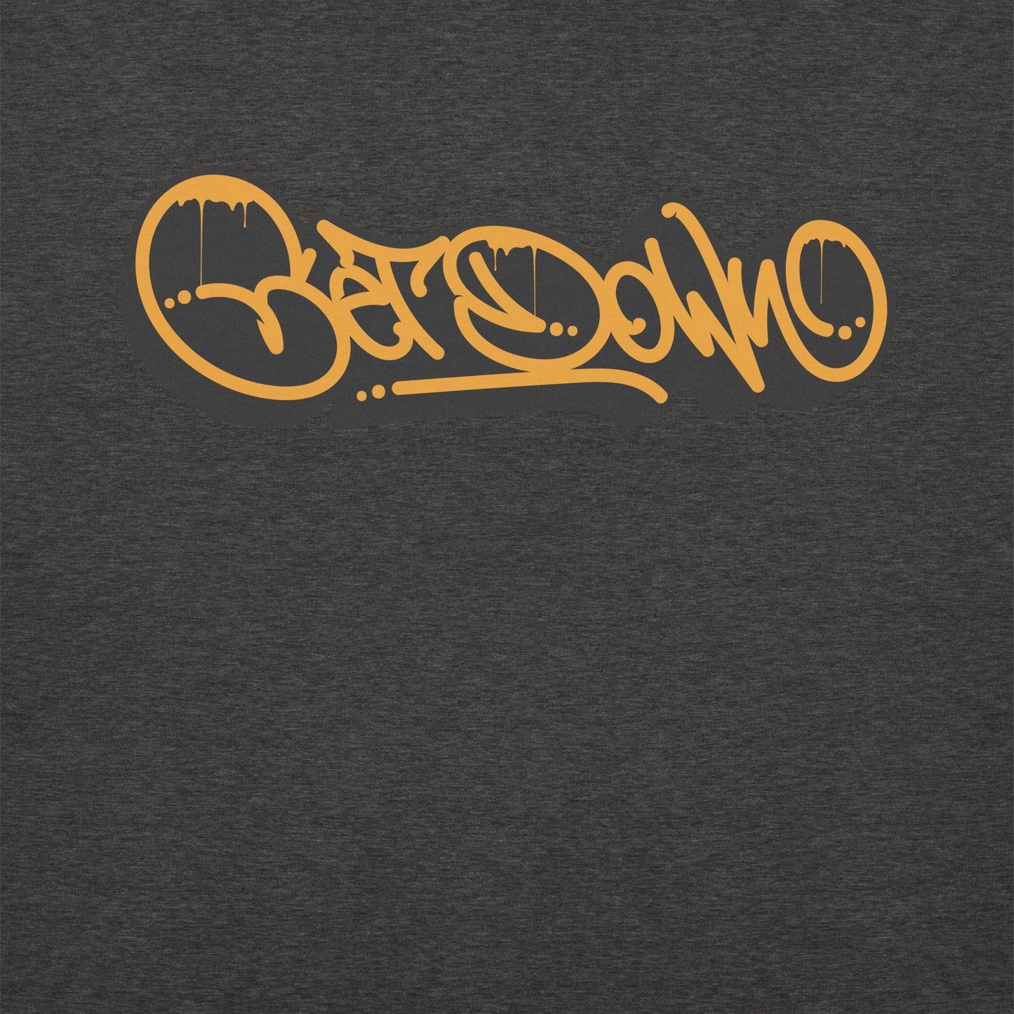 Darkgray-Get Down Graffiti Tag Sweatshirt from B.Different Clothing, graphic, graffiti-inspired streetwear