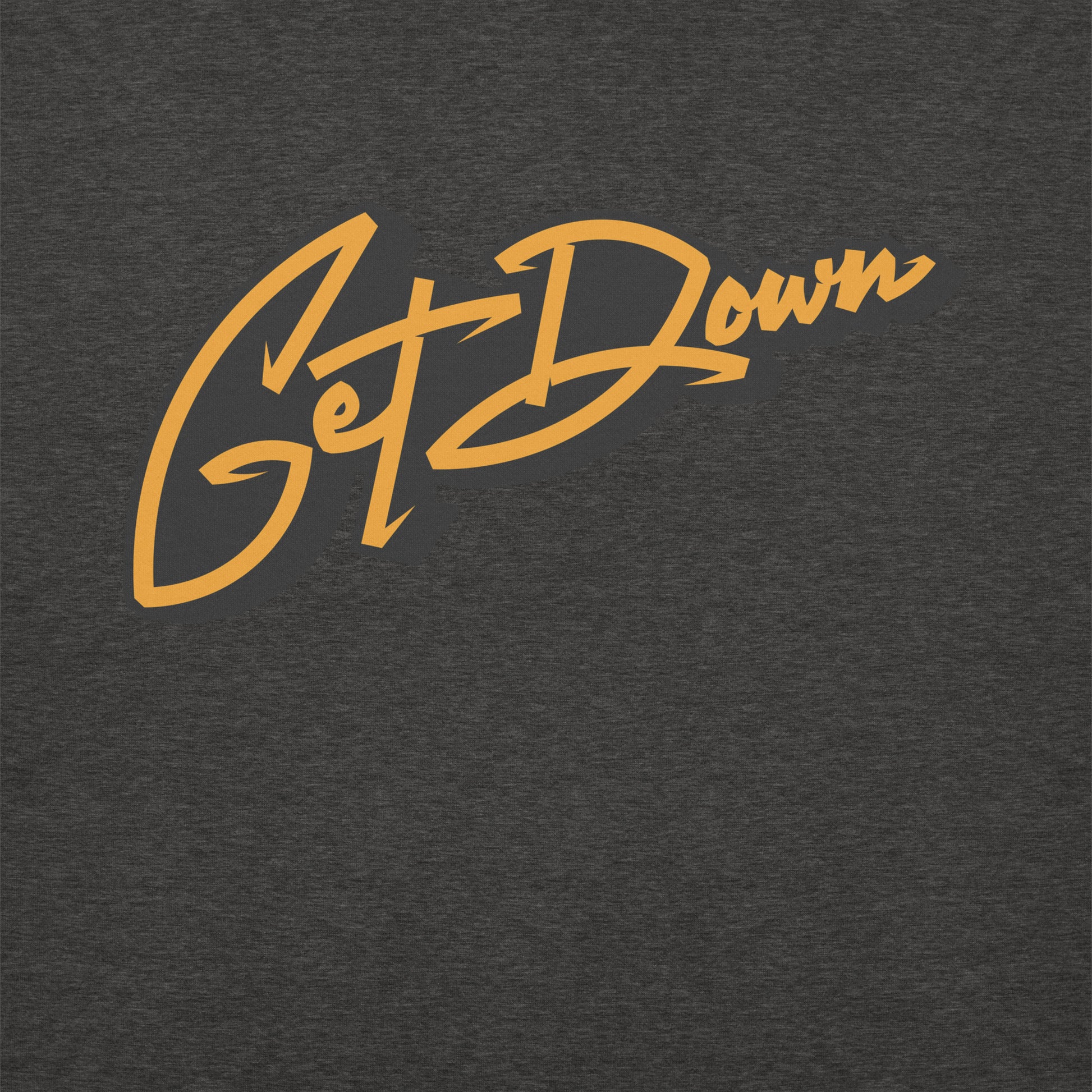 Darkgray-Get Down Graffiti Tag Sweatshirt from B.Different Clothing, graphic, graffiti-inspired streetwear