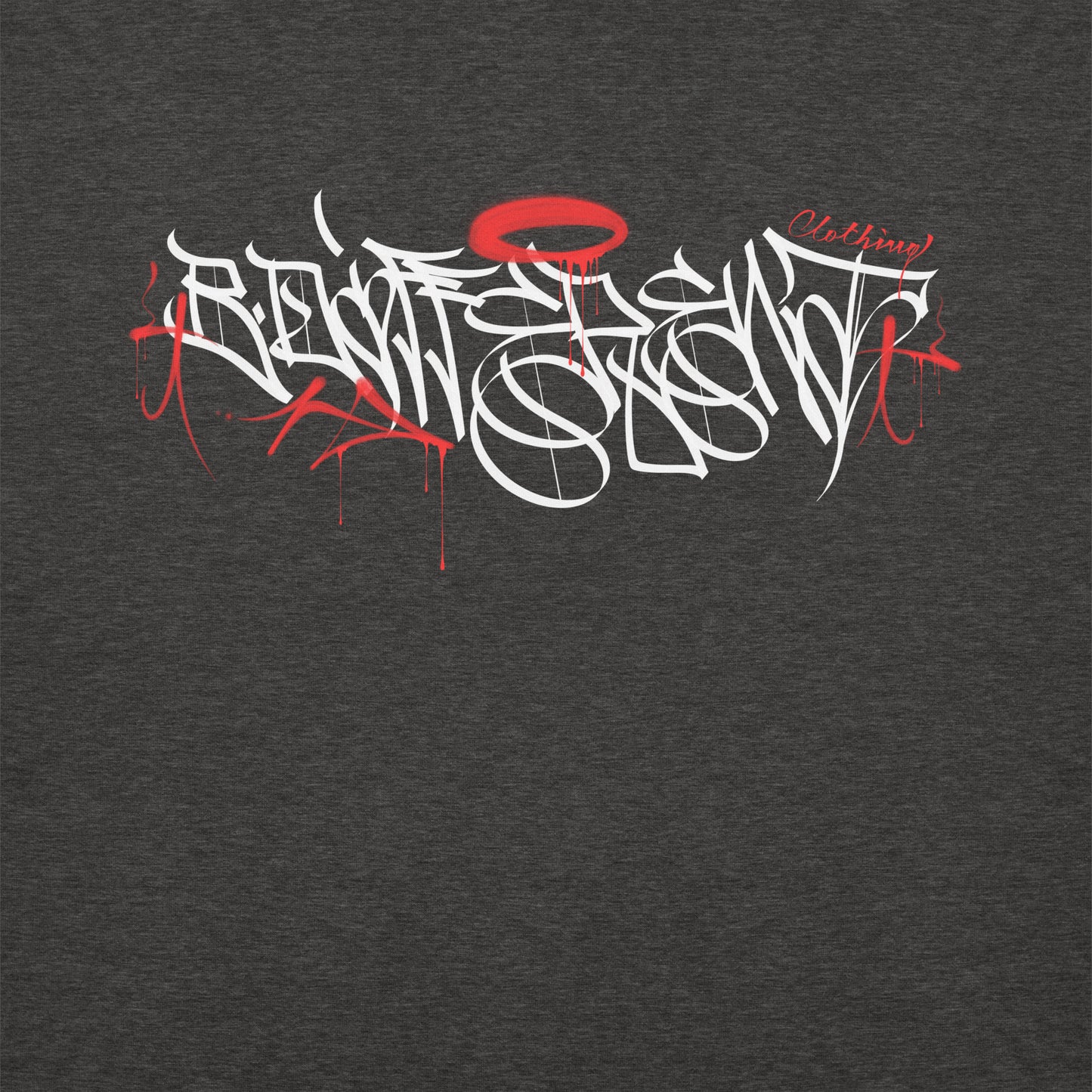 Darkgray-Caos One Collab Graffiti Sweatshirt from B.Different Clothing, graphic, graffiti-inspired streetwear