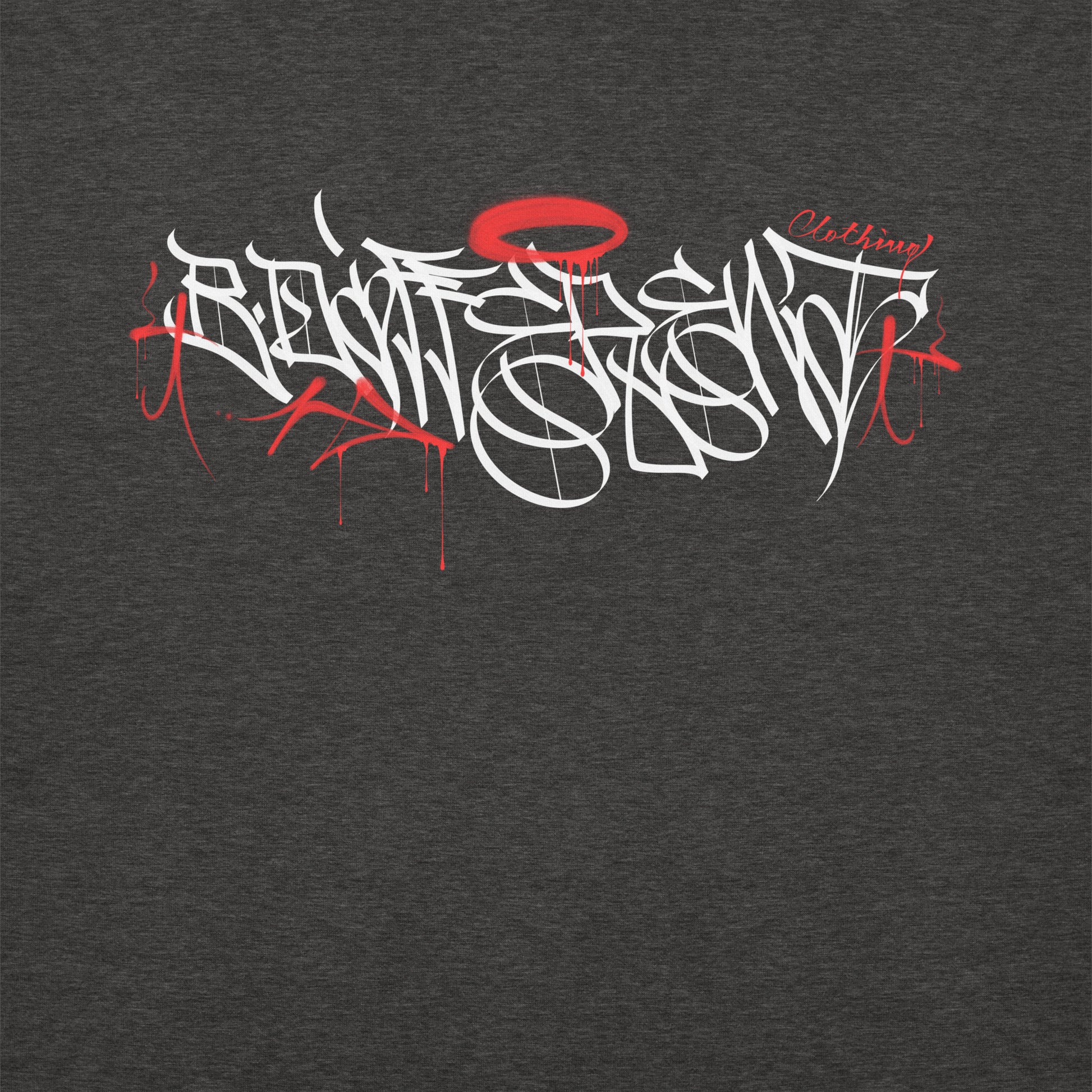 Darkgray-Caos One Collab Graffiti Sweatshirt from B.Different Clothing, graphic, graffiti-inspired streetwear