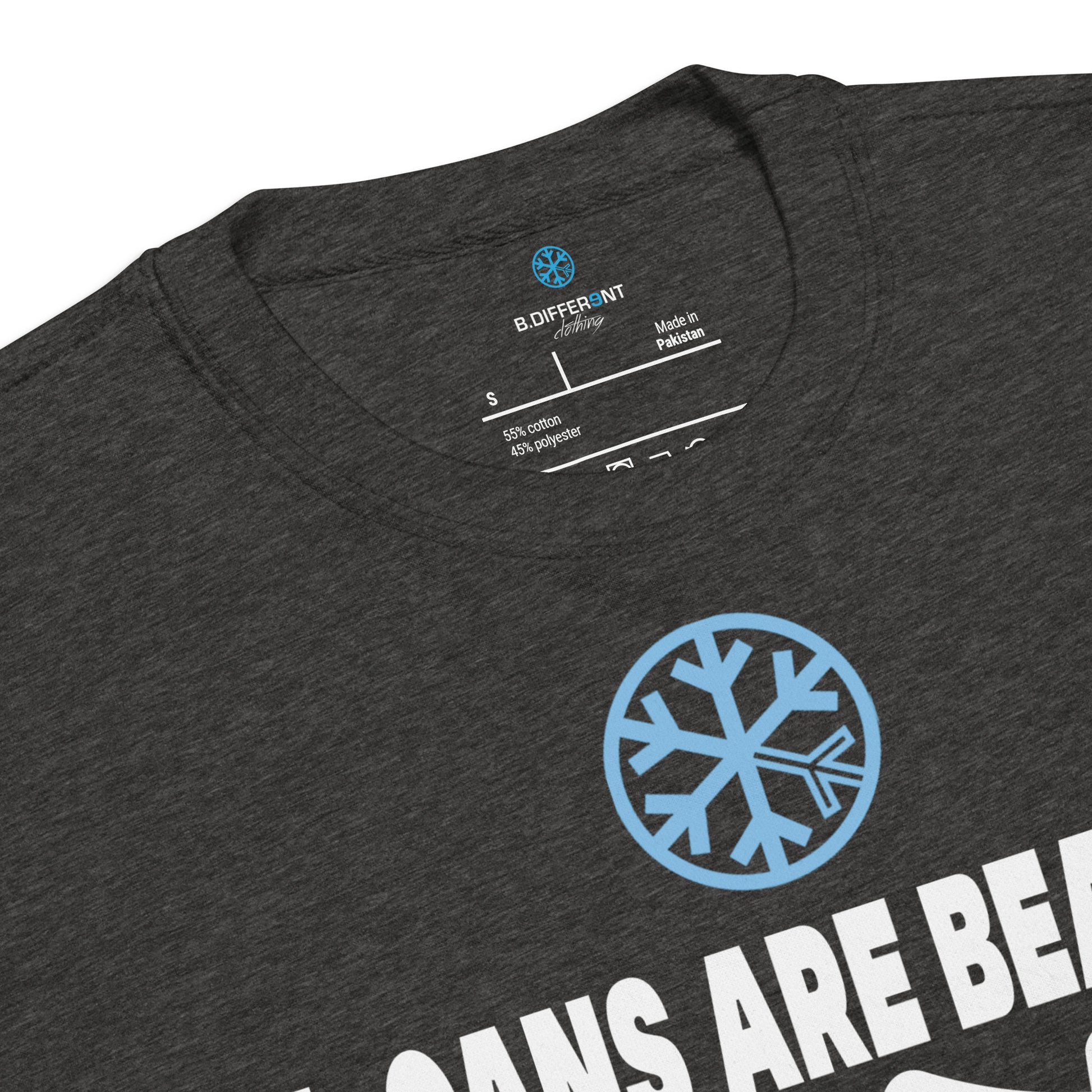 Darkgray-Acab Graffiti Tag Sweatshirt from B.Different Clothing, collar, graffiti-inspired streetwear