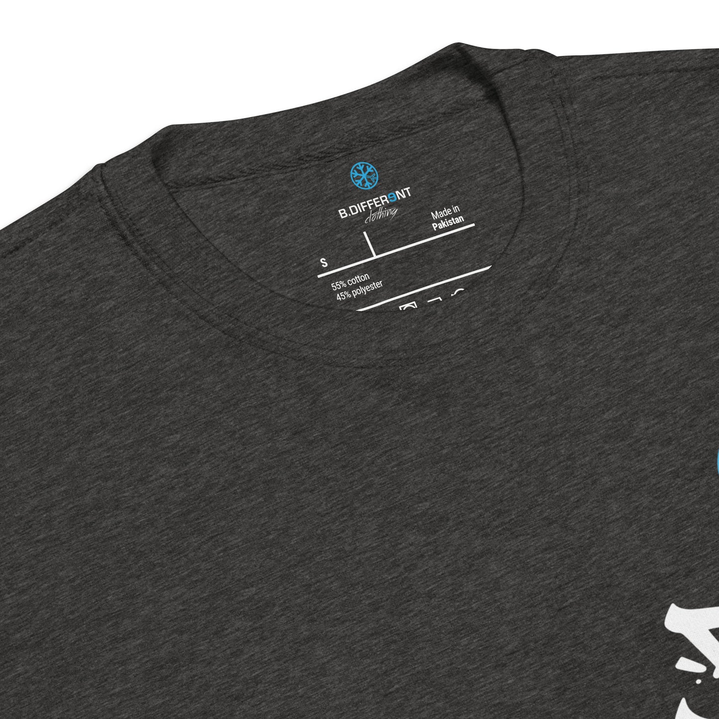 Darkgray-Paint Dealer Graffiti Character Sweatshirt from B.Different Clothing, collar, graffiti-inspired streetwear