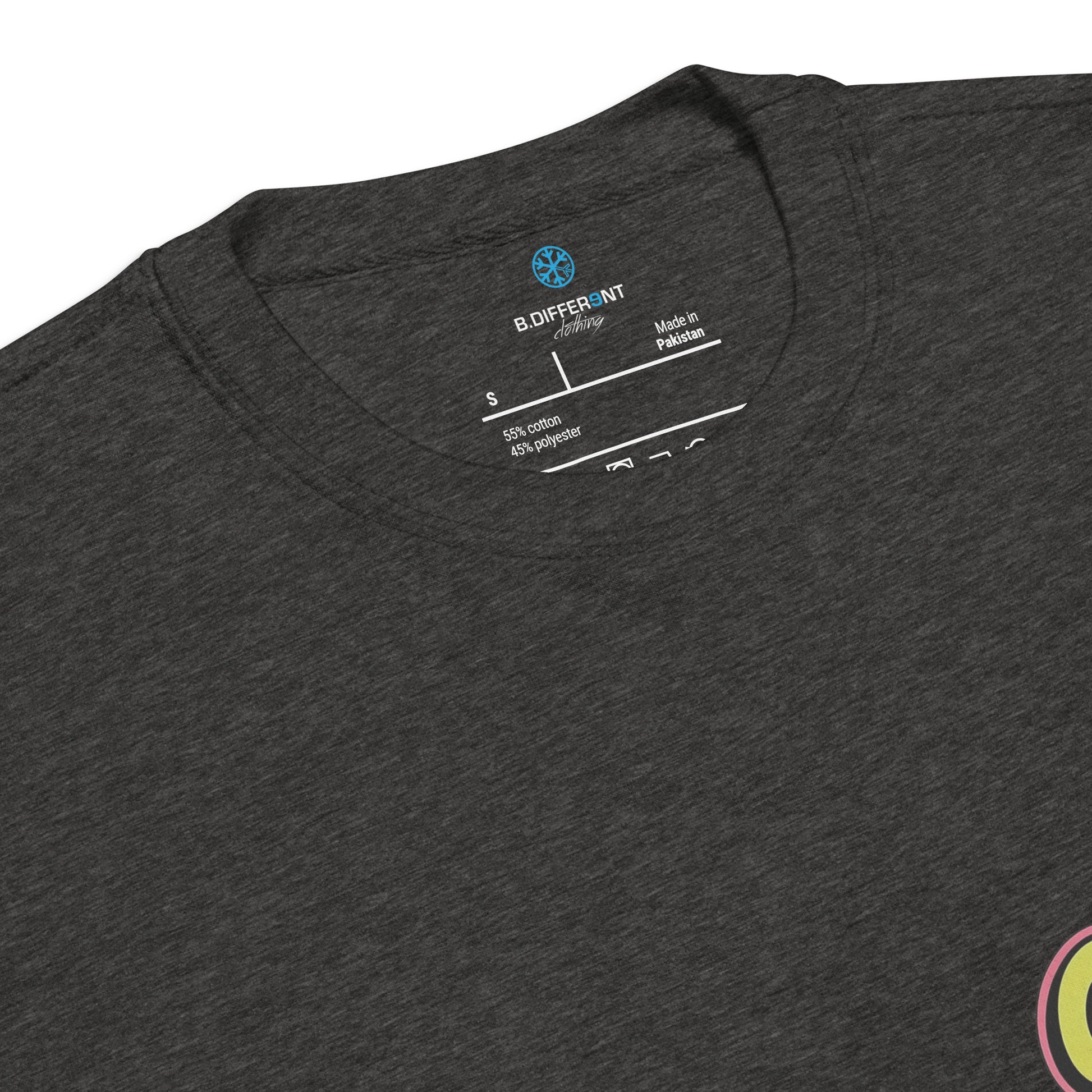 Darkgray-Cereal Sprayer Graffiti Sweatshirt from B.Different Clothing, collar, graffiti-inspired streetwear