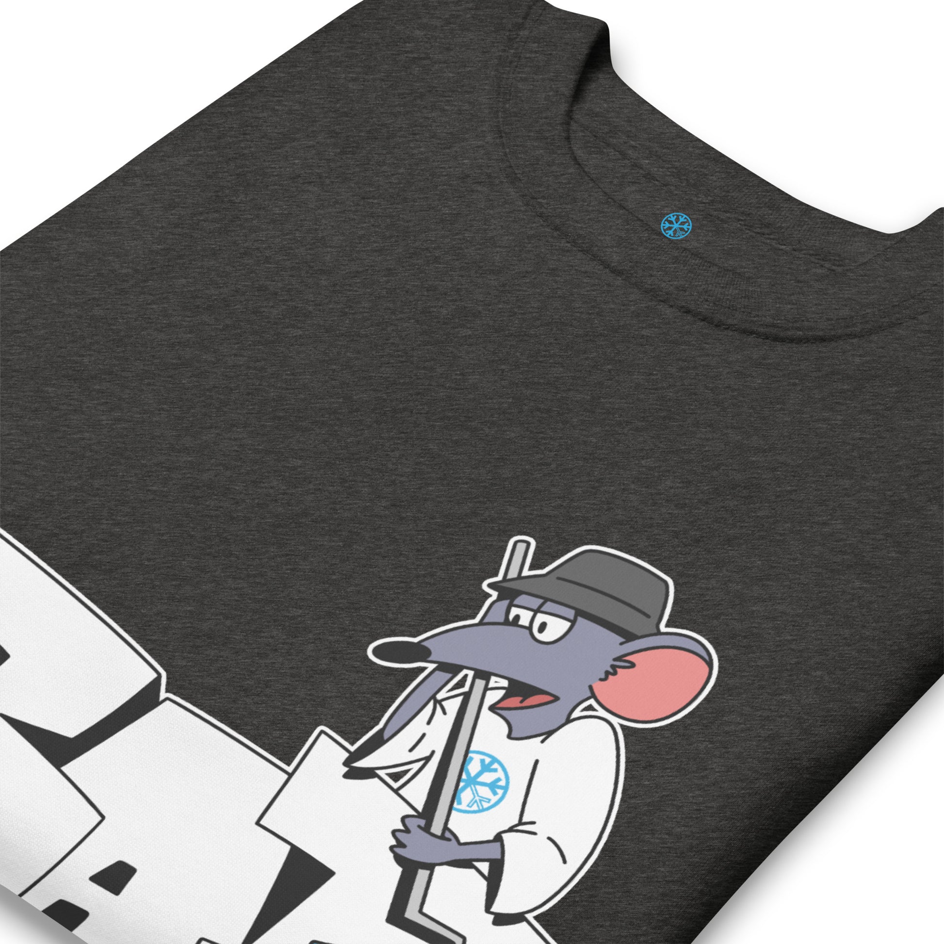 Darkgray-Bad Boy Graffiti Sweatshirt from B.Different Clothing, detail, graffiti-inspired streetwear