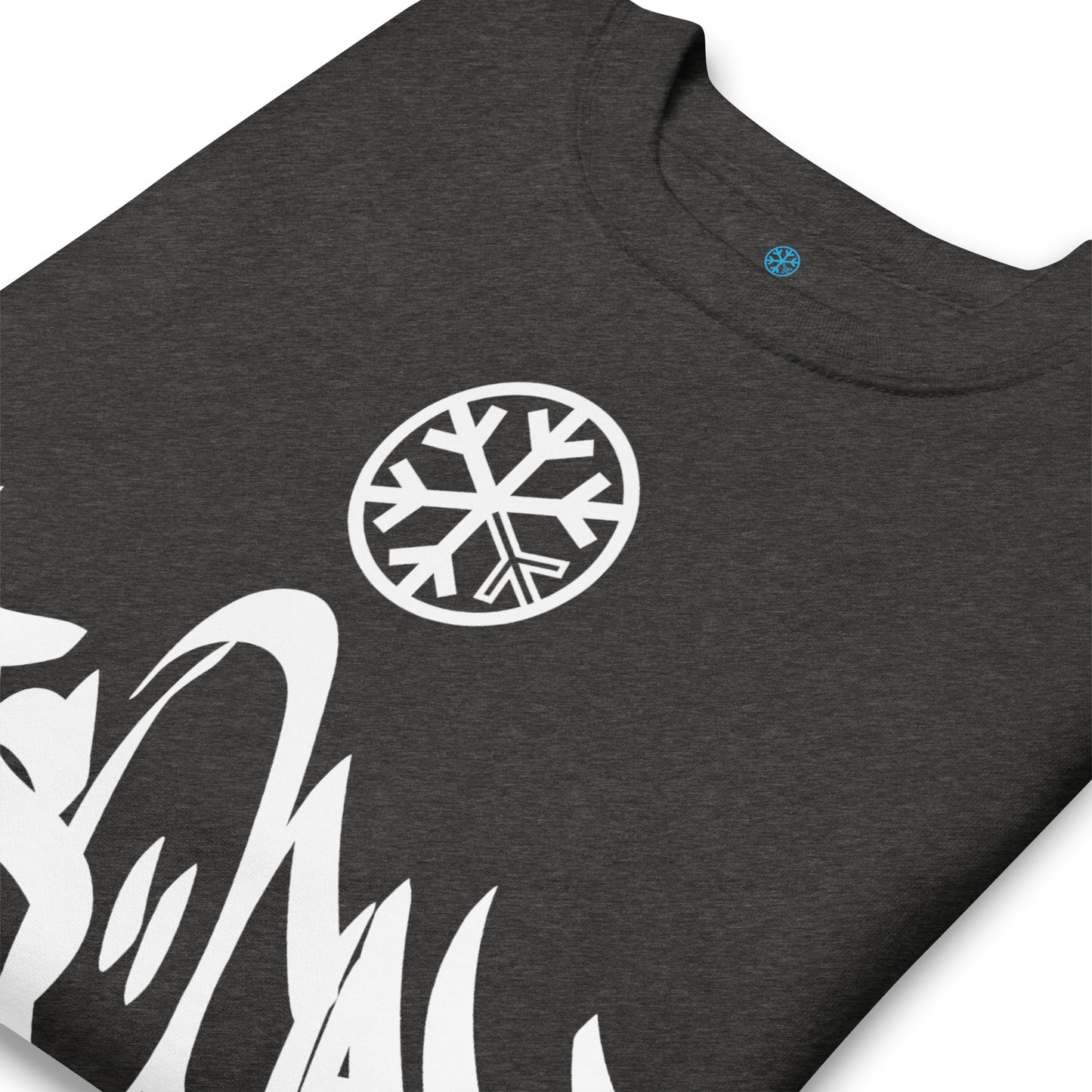 Darkgray-Antisocial Graffiti Tag Sweatshirt from B.Different Clothing, detail, graffiti-inspired streetwear