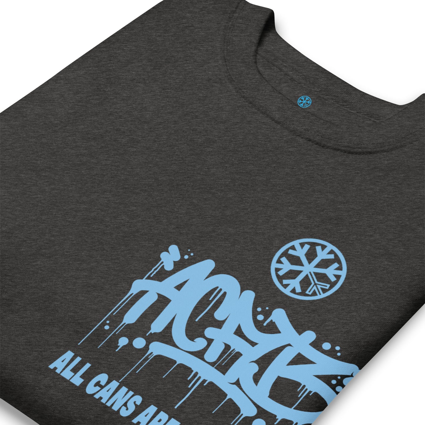 Darkgray-ACAB Graffiti Character Sweatshirt from B.Different Clothing, detail, graffiti-inspired streetwear