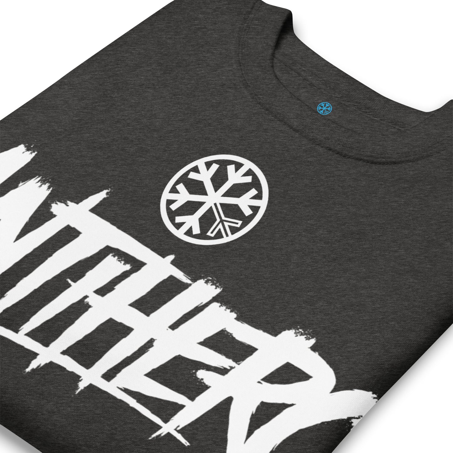 Darkgray-Antihero Graffiti Tag Sweatshirt from B.Different Clothing, detail, graffiti-inspired streetwear