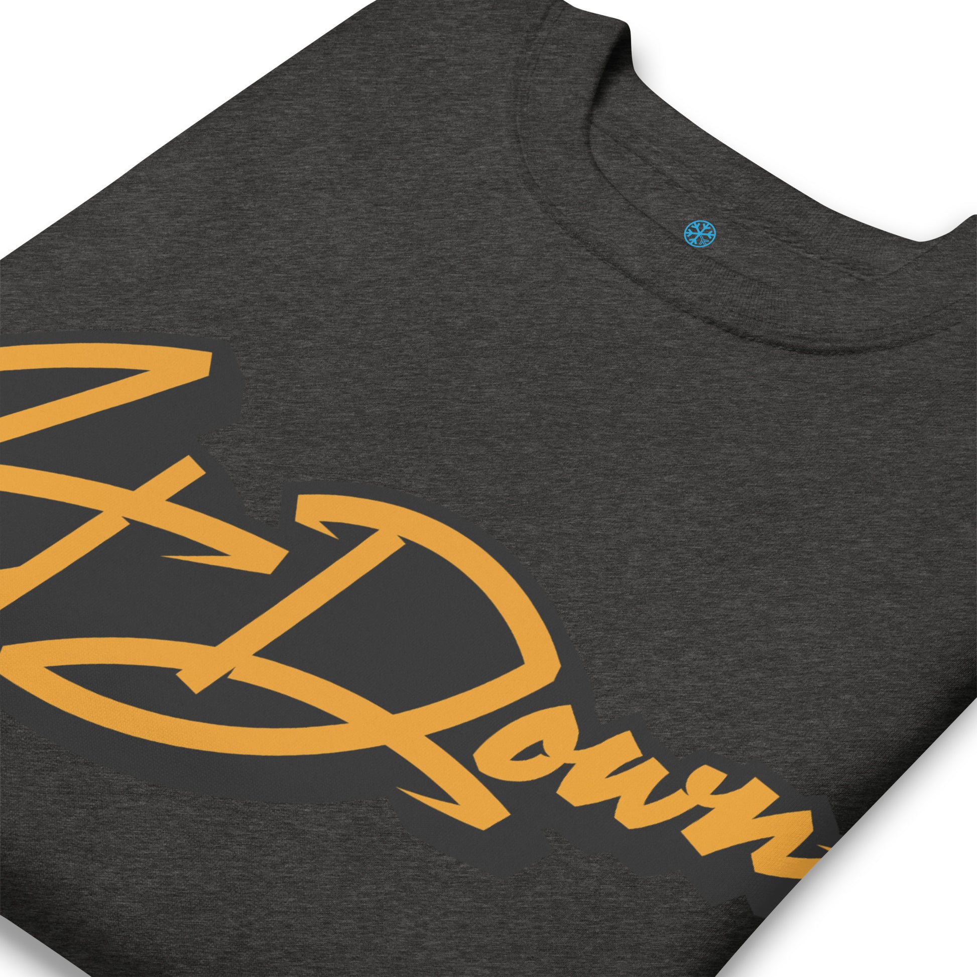 Darkgray-Get Down Graffiti Tag Sweatshirt from B.Different Clothing, detail, graffiti-inspired streetwear