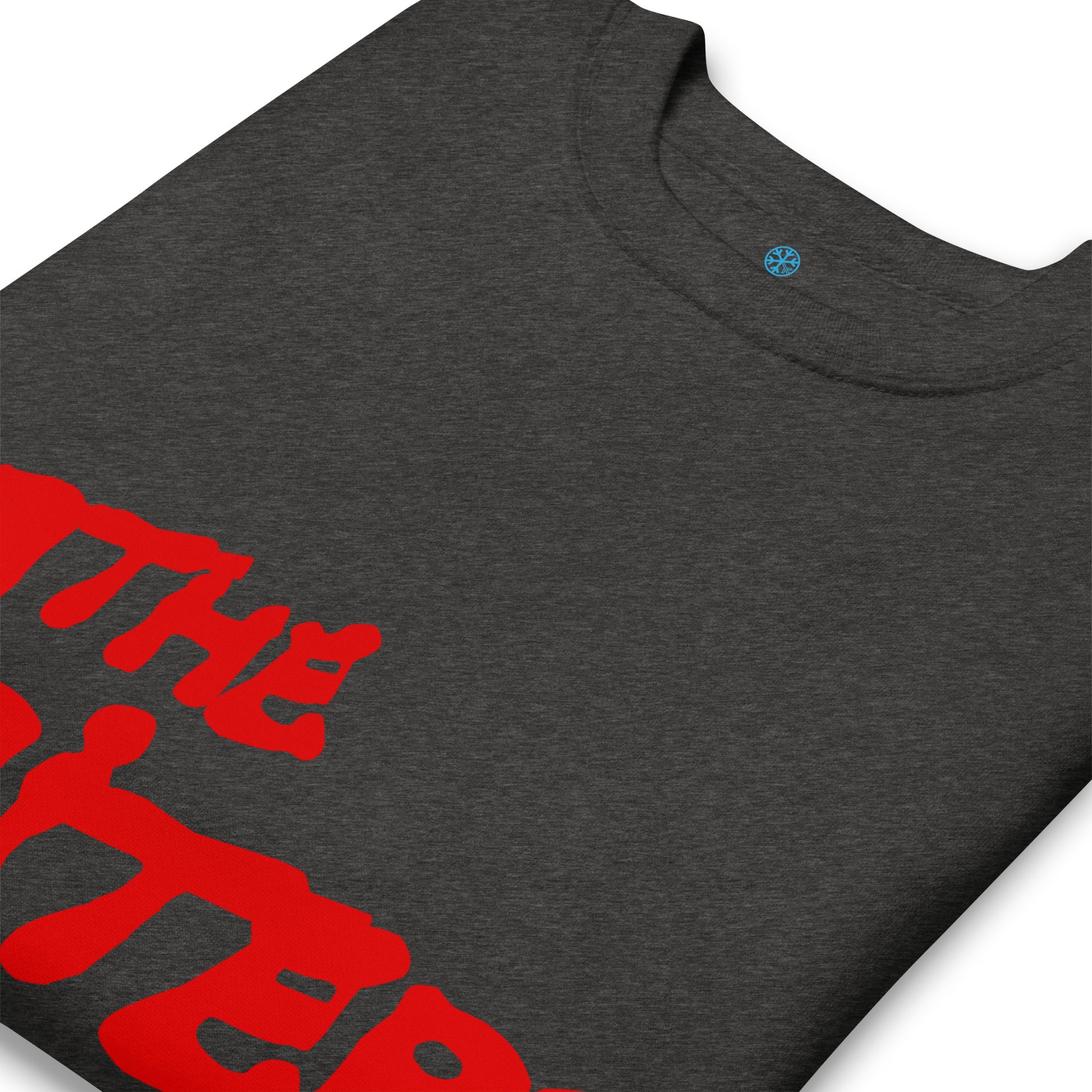 Darkgray-The Writers Graffiti Lettering Sweatshirt from B.Different Clothing, detail, graffiti-inspired streetwear