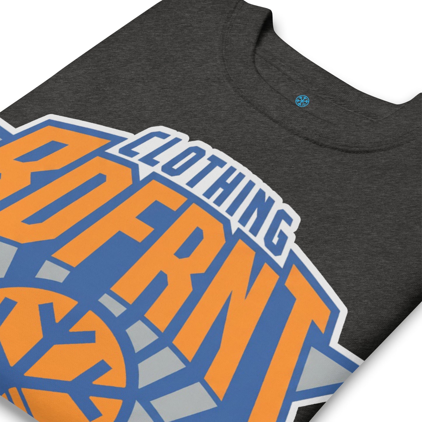 Darkgray-BDFRNT Logo 2011 Sweatshirt from B.Different Clothing, detail, graffiti-inspired streetwear