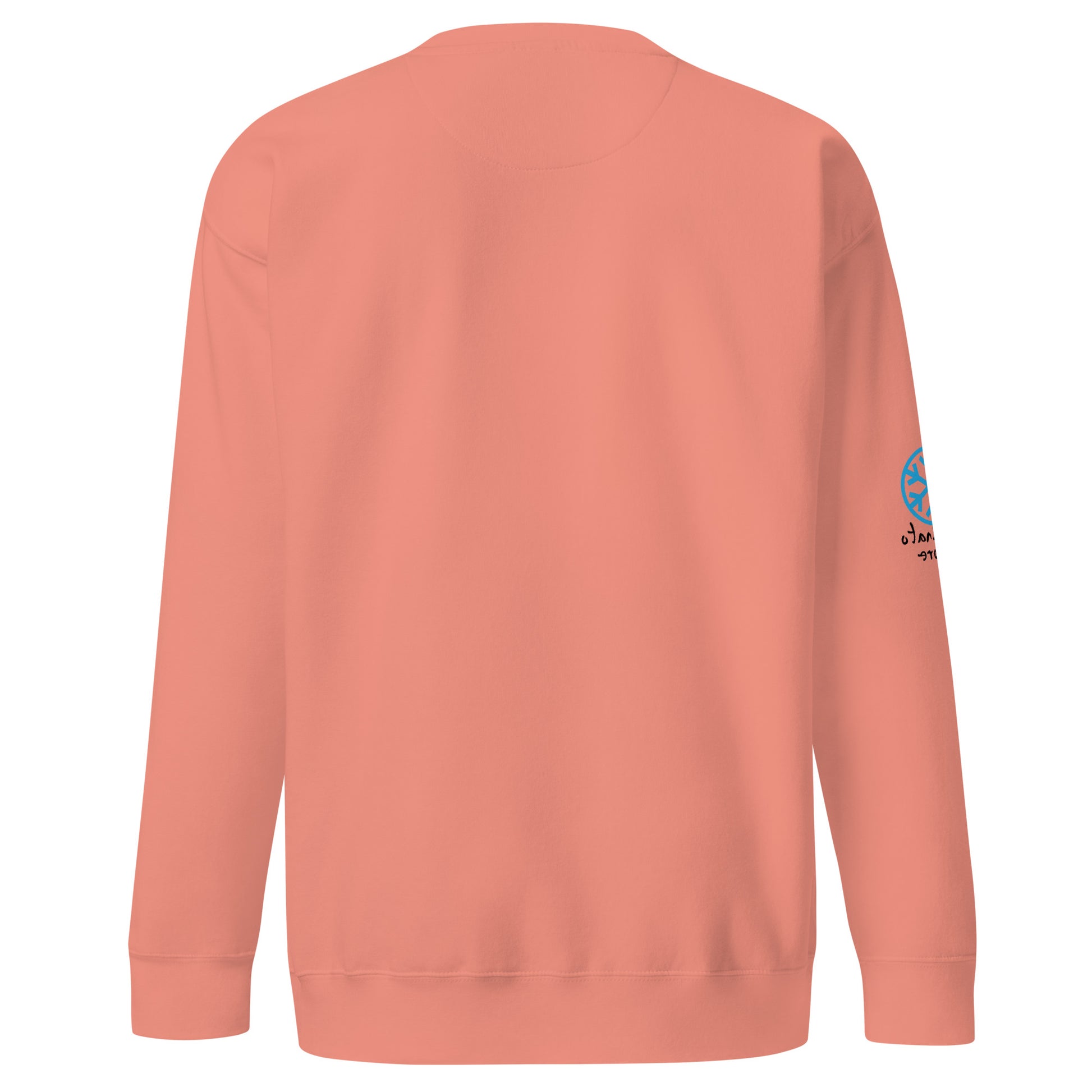 back of sweatshirt Leonardo pink by B.Different Clothing independent streetwear brand inspired by street art graffiti
