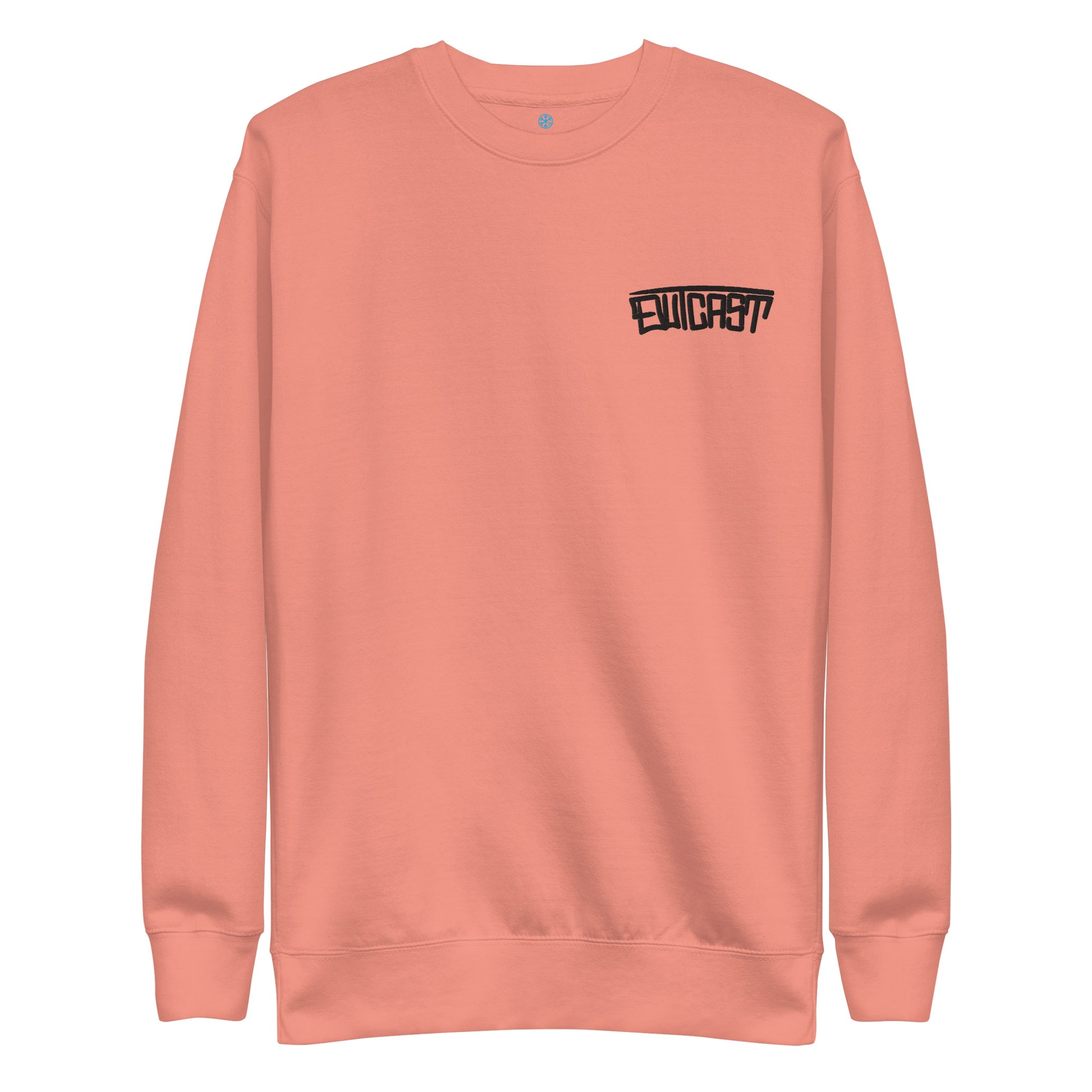 Outcast Graffiti Tag sweatshirt pink B.Different Clothing graffiti street art inspired streetwear brand