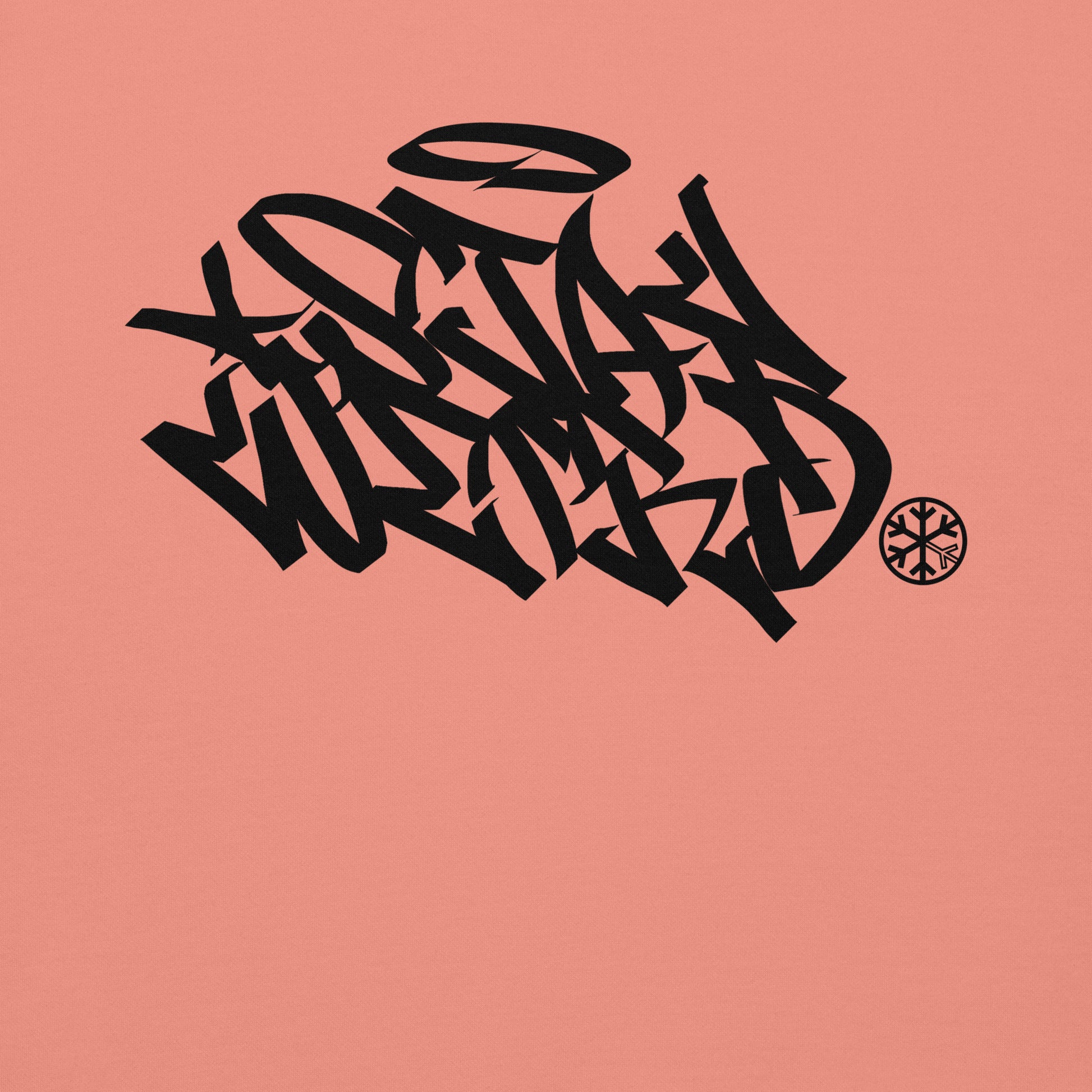 Pink-Stay Weird Graffiti Tag Sweatshirt from B.Different Clothing, graphic, graffiti-inspired streetwear