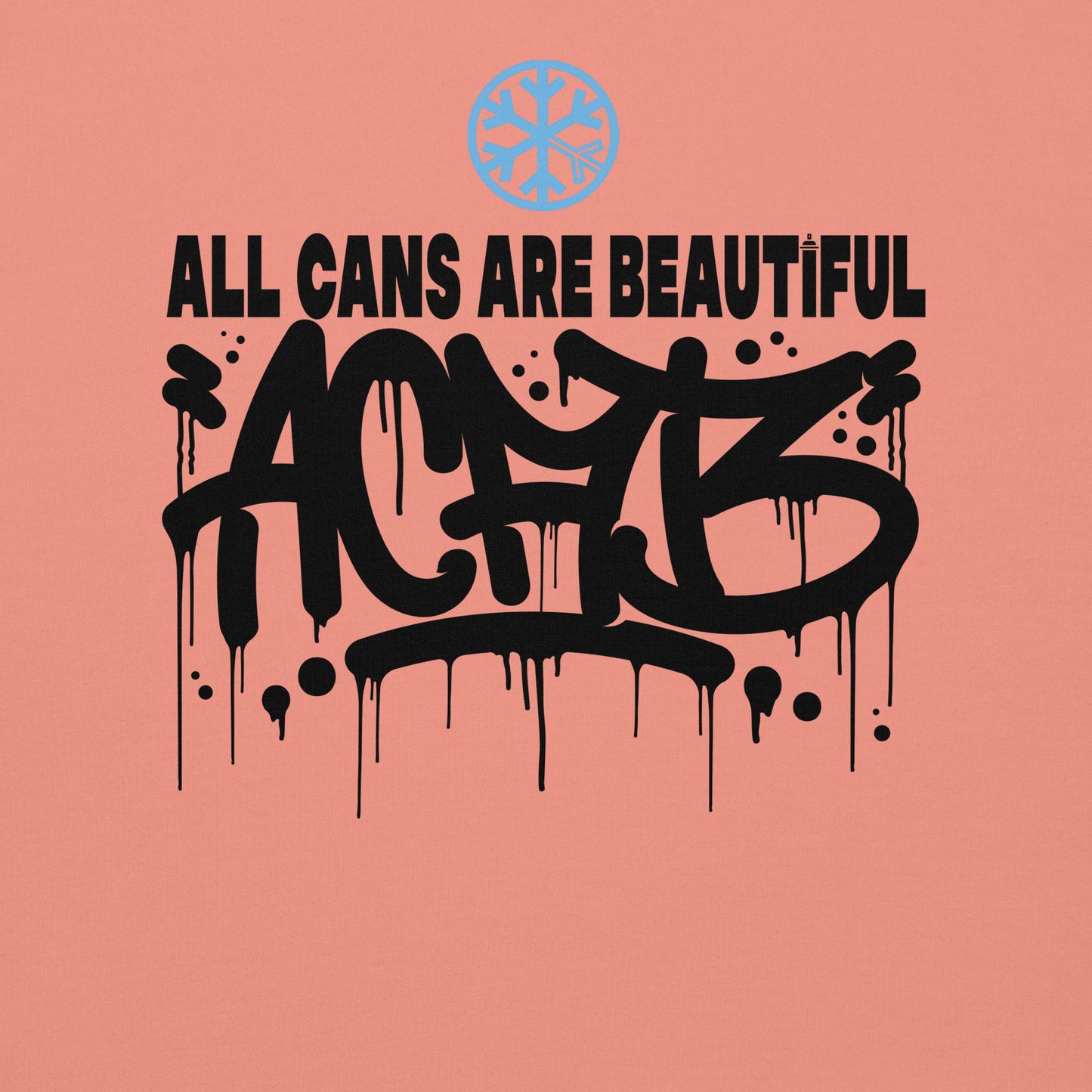 Pink-Acab Graffiti Tag Sweatshirt from B.Different Clothing, graphic, graffiti-inspired streetwear