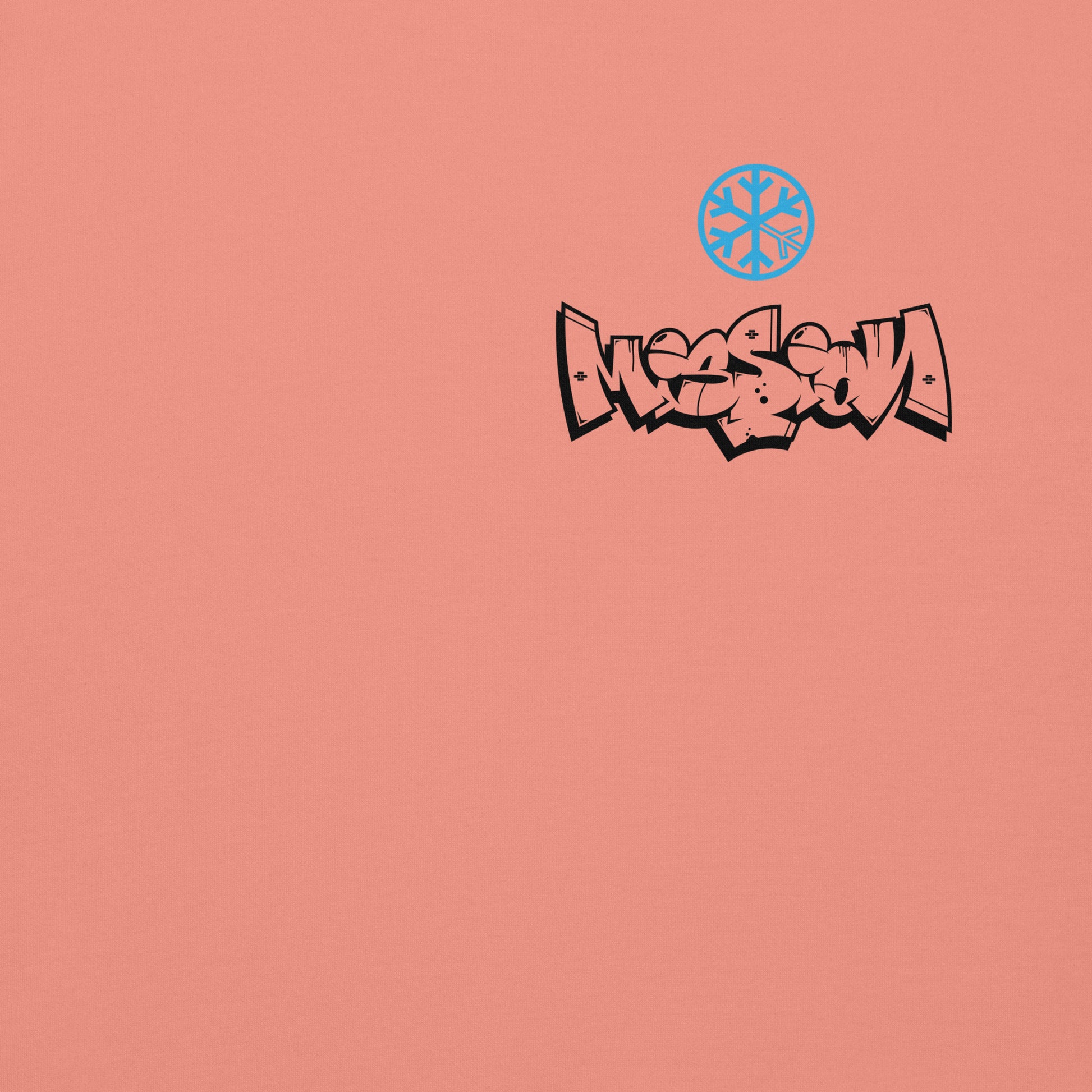 Pink-Mission Graffiti Character Sweatshirt from B.Different Clothing, front graphic, graffiti-inspired streetwear