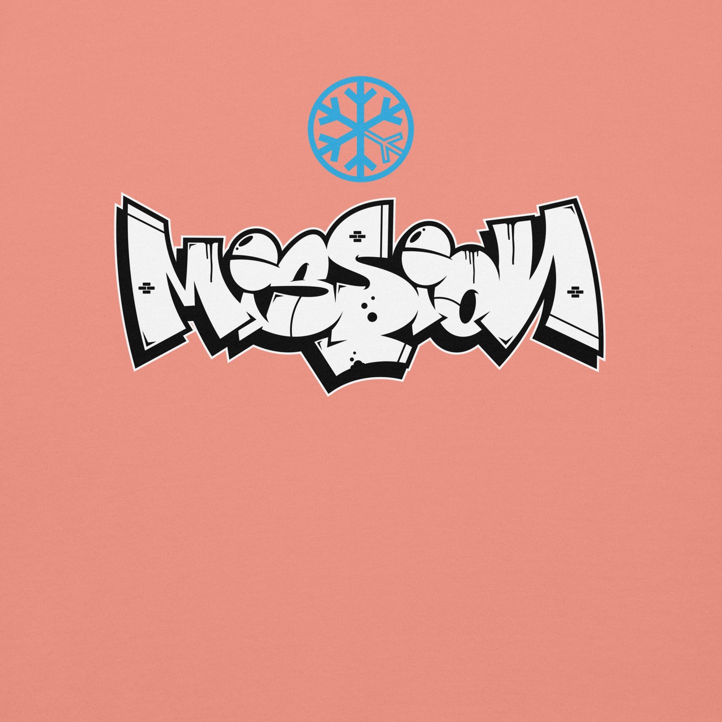 Pink-Mission Graffiti Piece Sweatshirt from B.Different Clothing, graphic, graffiti-inspired streetwear