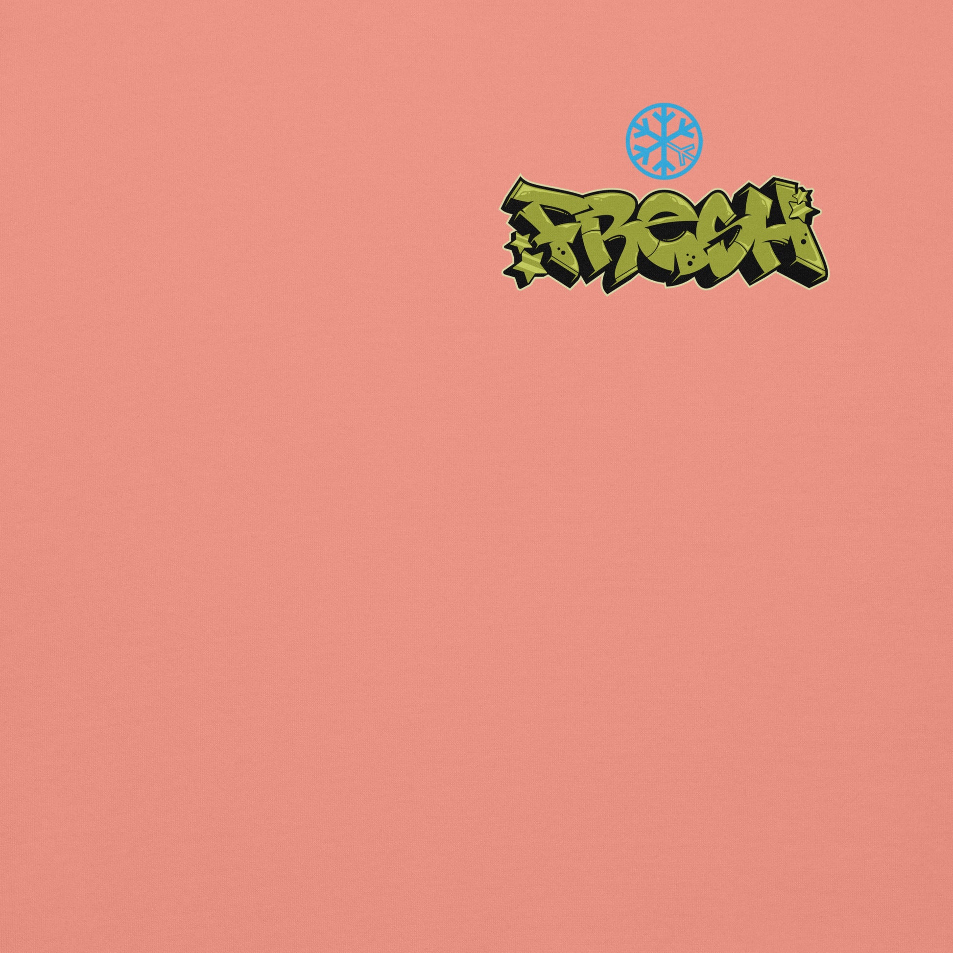 Pink-Fresh Graffiti Character Sweatshirt from B.Different Clothing, front graphic, graffiti-inspired streetwear