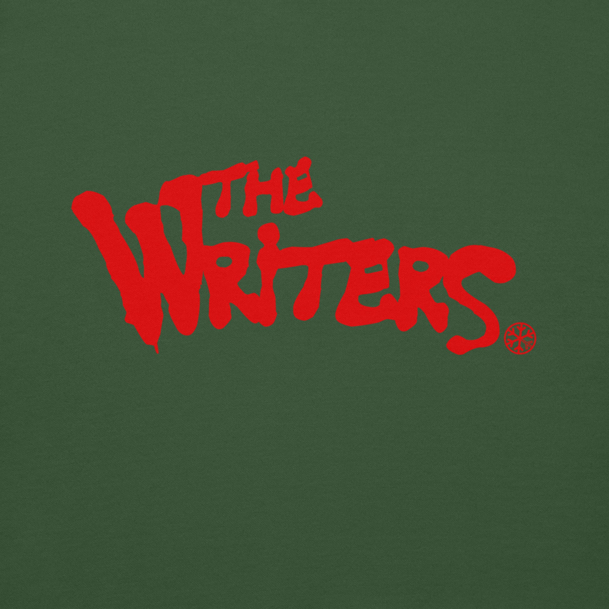 Green-The Writers Graffiti Lettering Sweatshirt from B.Different Clothing, graphic, graffiti-inspired streetwear
