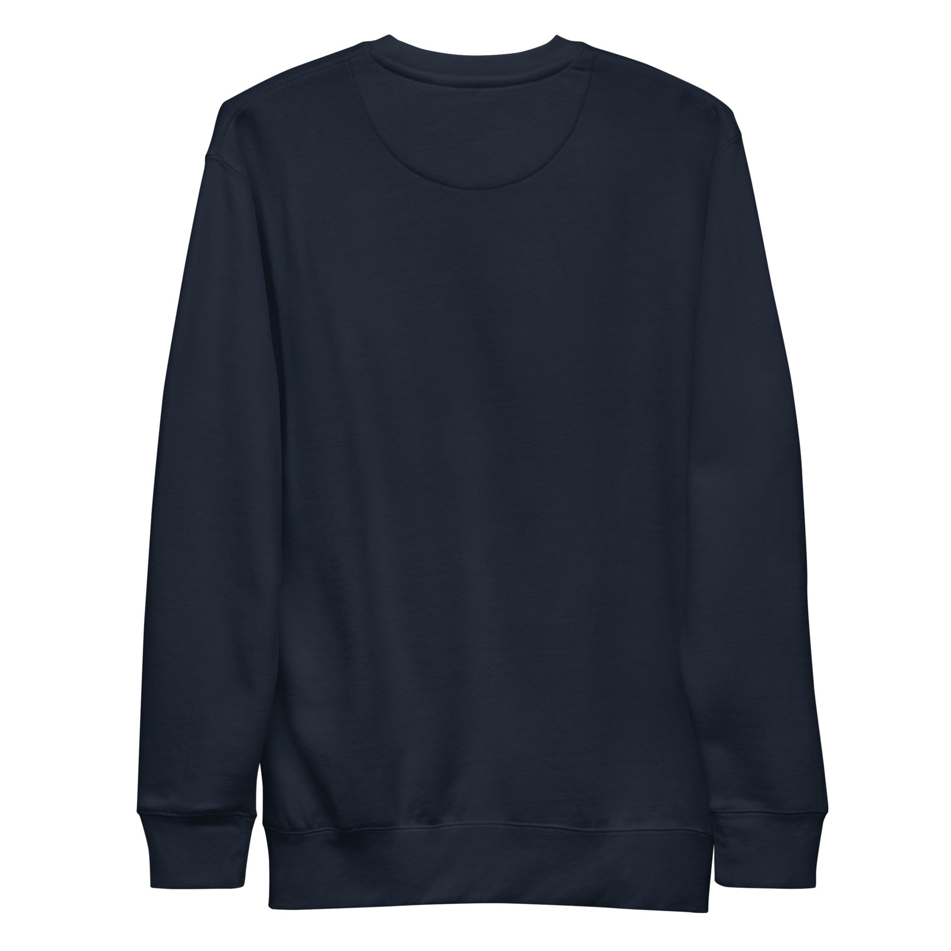 Navy Blazer-BDFRNT NYC Subway Sweatshirt from B.Different Clothing, back view, graffiti-inspired streetwear
