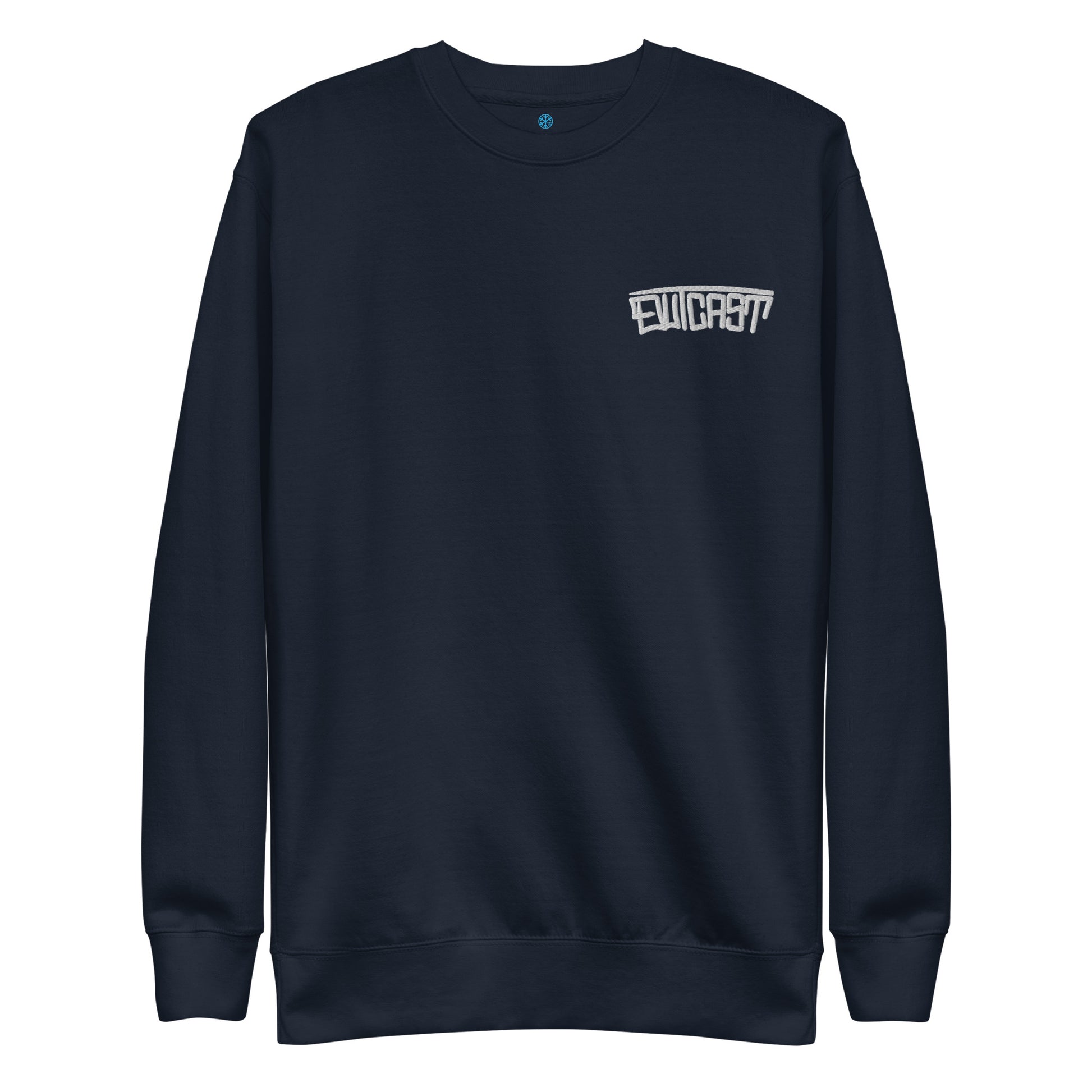 Outcast Graffiti Tag sweatshirt navy B.Different Clothing graffiti street art inspired streetwear brand