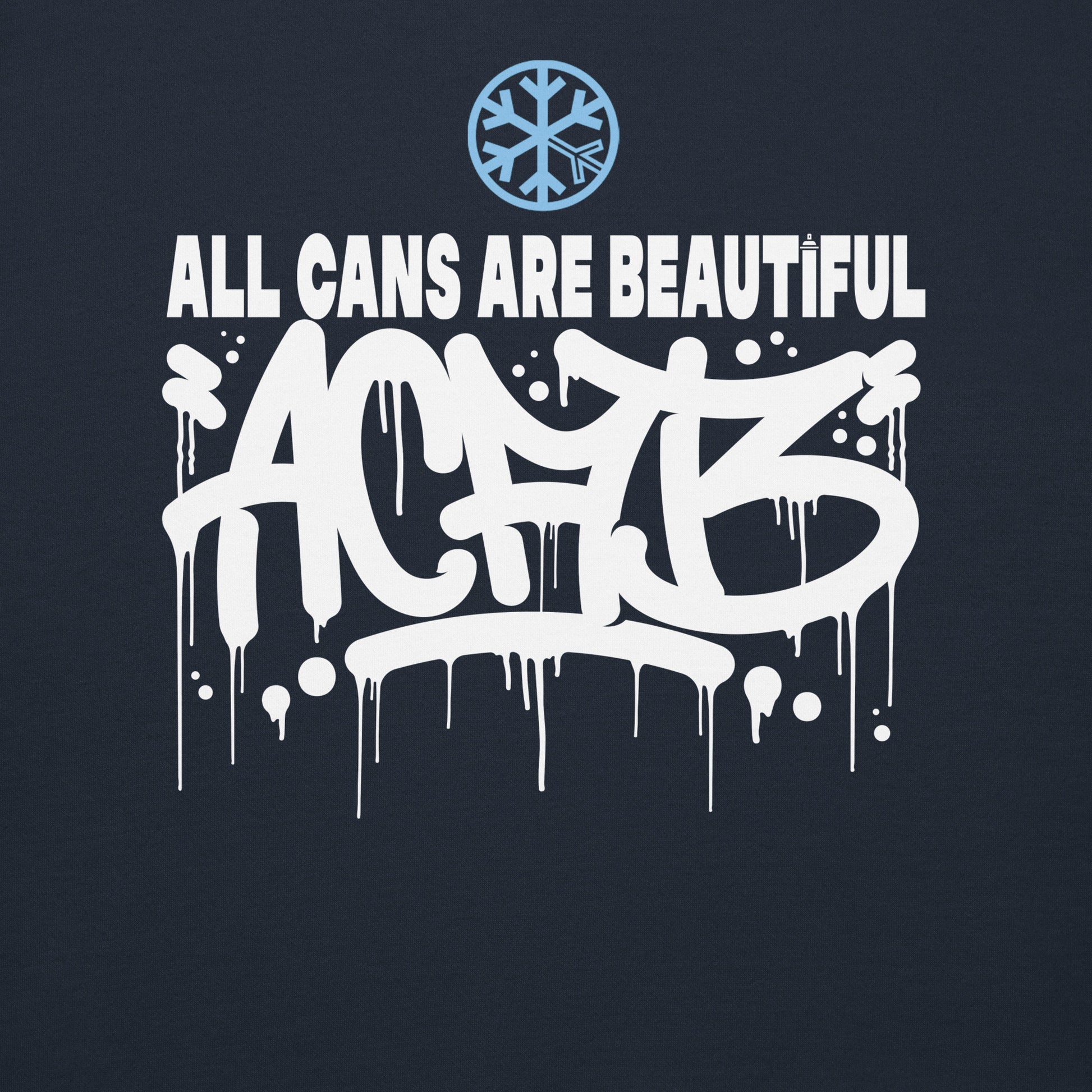 Navy-Acab Graffiti Tag Sweatshirt from B.Different Clothing, graphic, graffiti-inspired streetwear