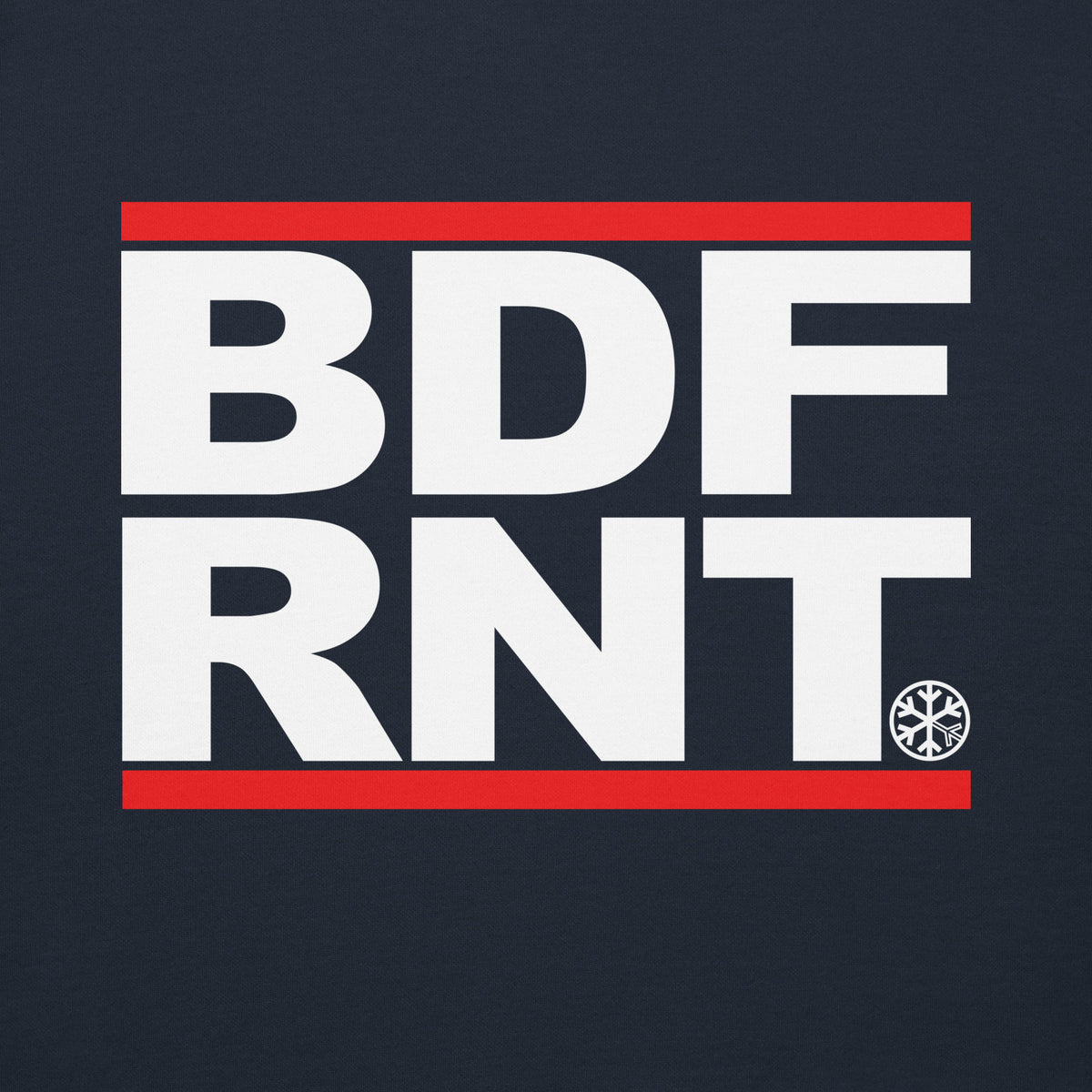 Navy Blazer-BDFRNT OG Logo Sweatshirt from B.Different Clothing, front graphic, graffiti-inspired streetwear