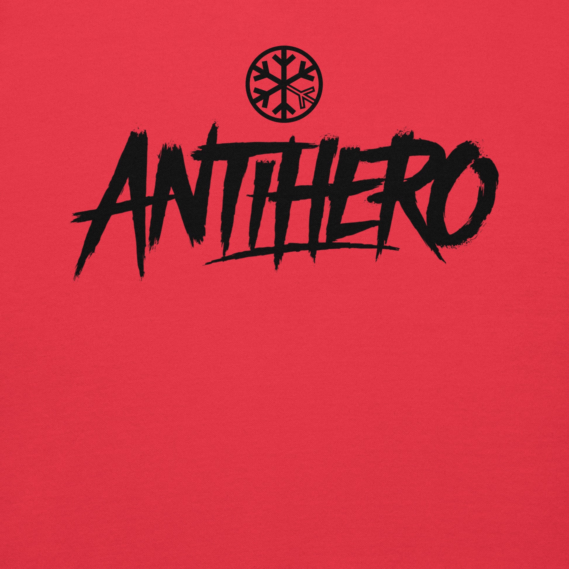 Red-Antihero Graffiti Tag Sweatshirt from B.Different Clothing, graphic, graffiti-inspired streetwear