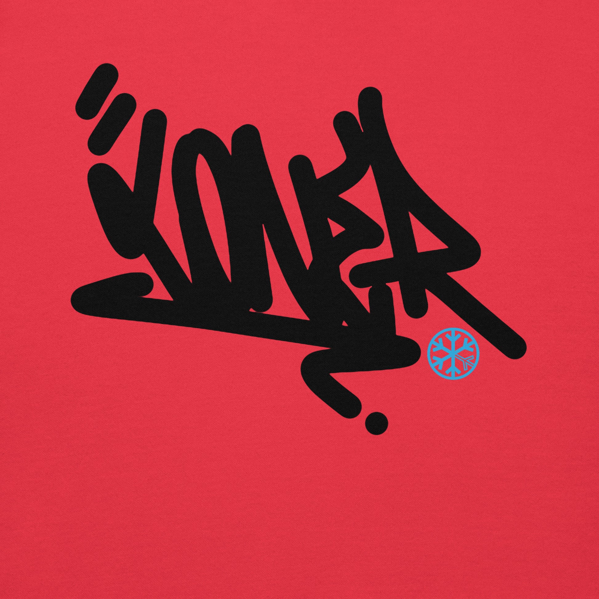 Red-Loner Graffiti Tag Sweatshirt from B.Different Clothing, graphic, graffiti-inspired streetwear