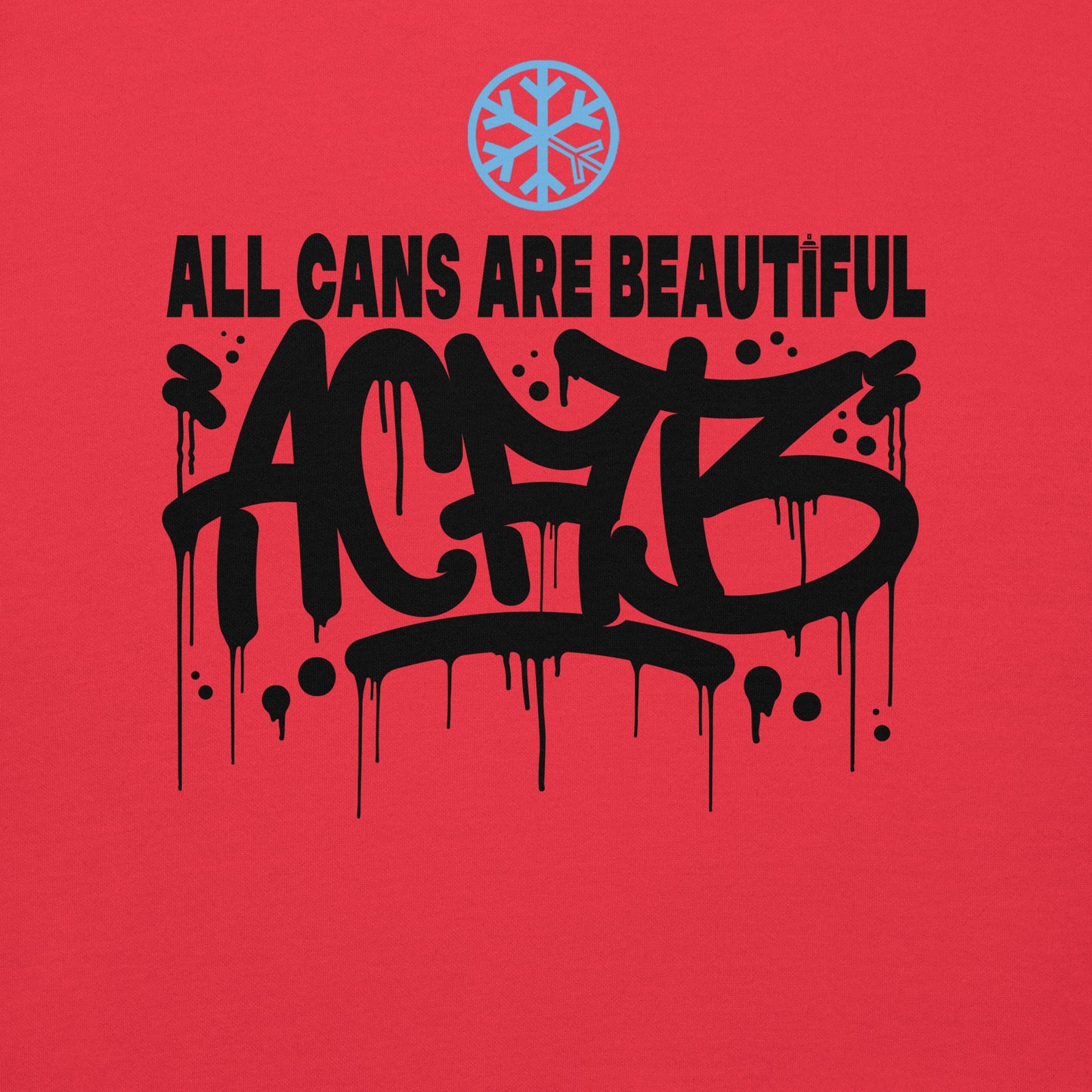 Red-Acab Graffiti Tag Sweatshirt from B.Different Clothing, graphic, graffiti-inspired streetwear