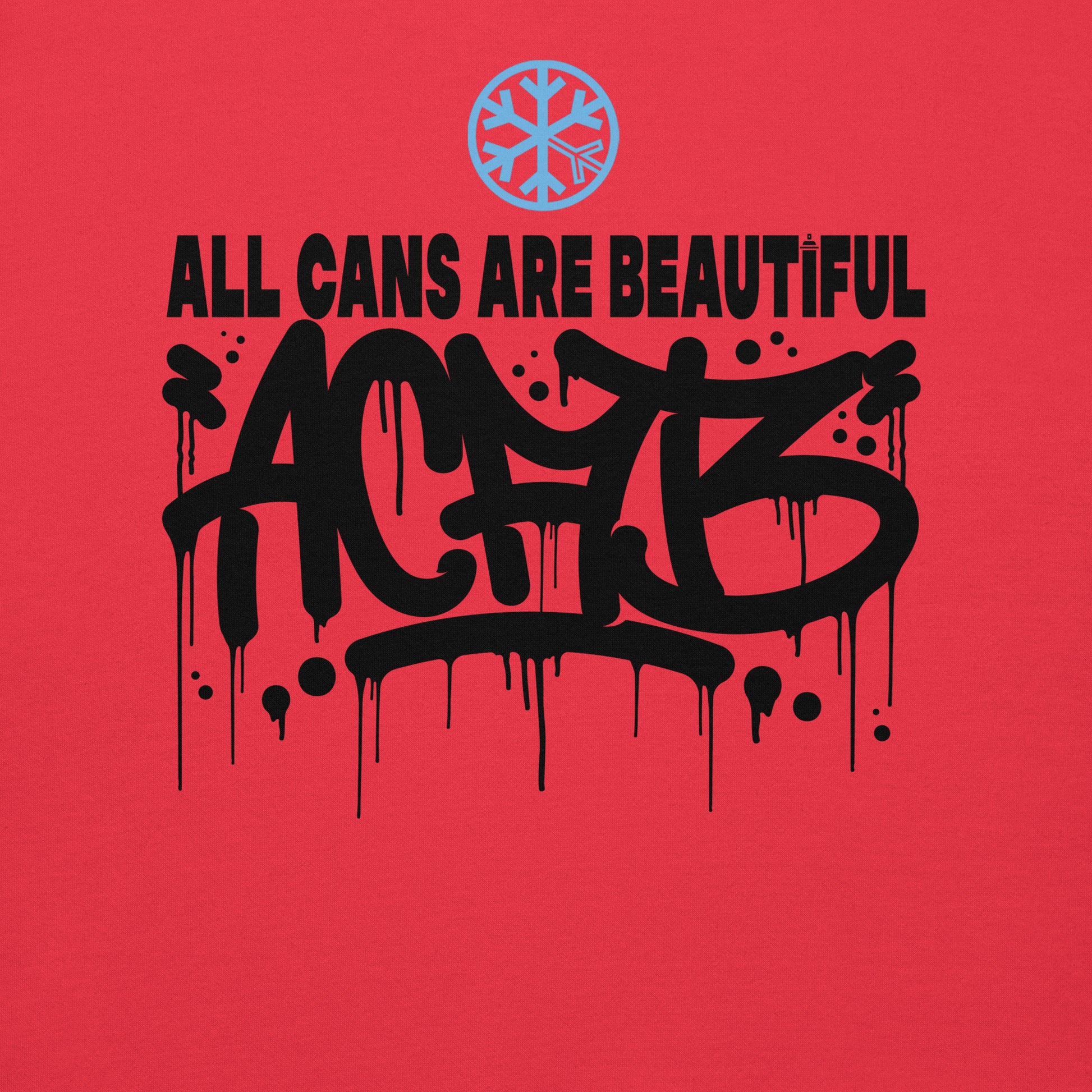 Red-Acab Graffiti Tag Sweatshirt from B.Different Clothing, graphic, graffiti-inspired streetwear