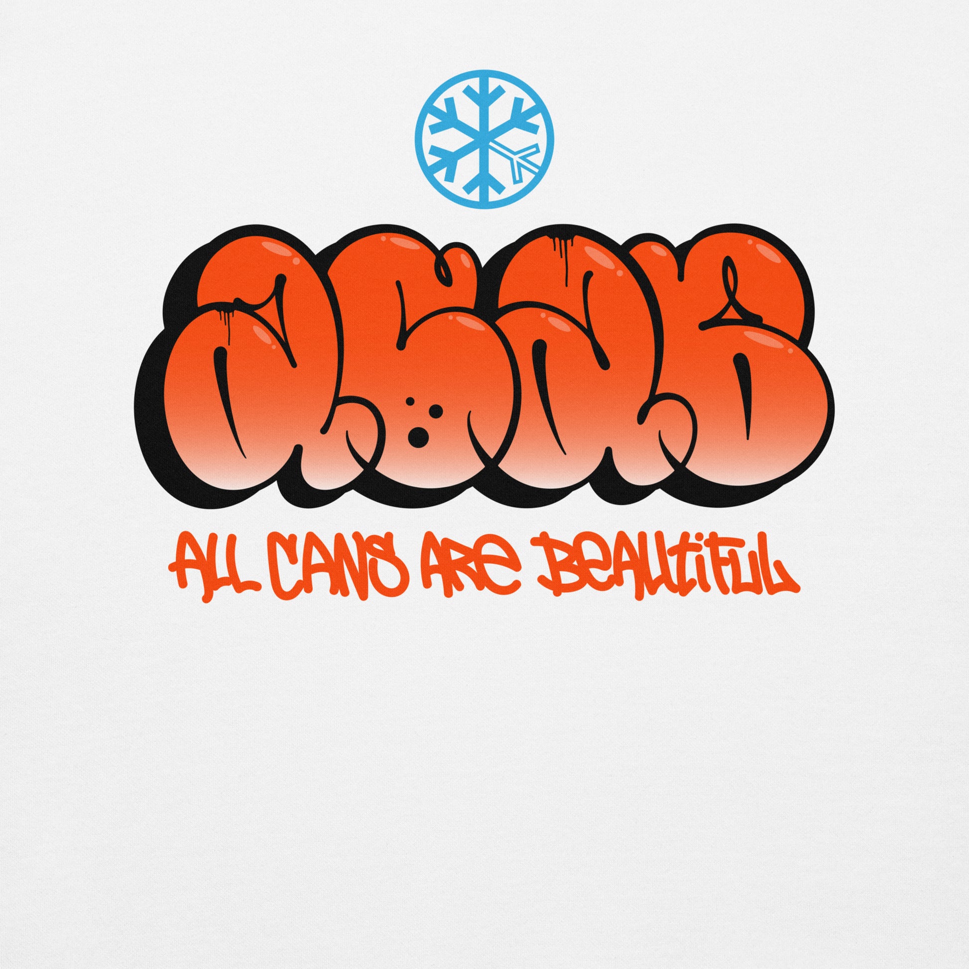 White-ACAB Graffiti Throw-up Sweatshirt from B.Different Clothing, graphic, graffiti-inspired streetwear