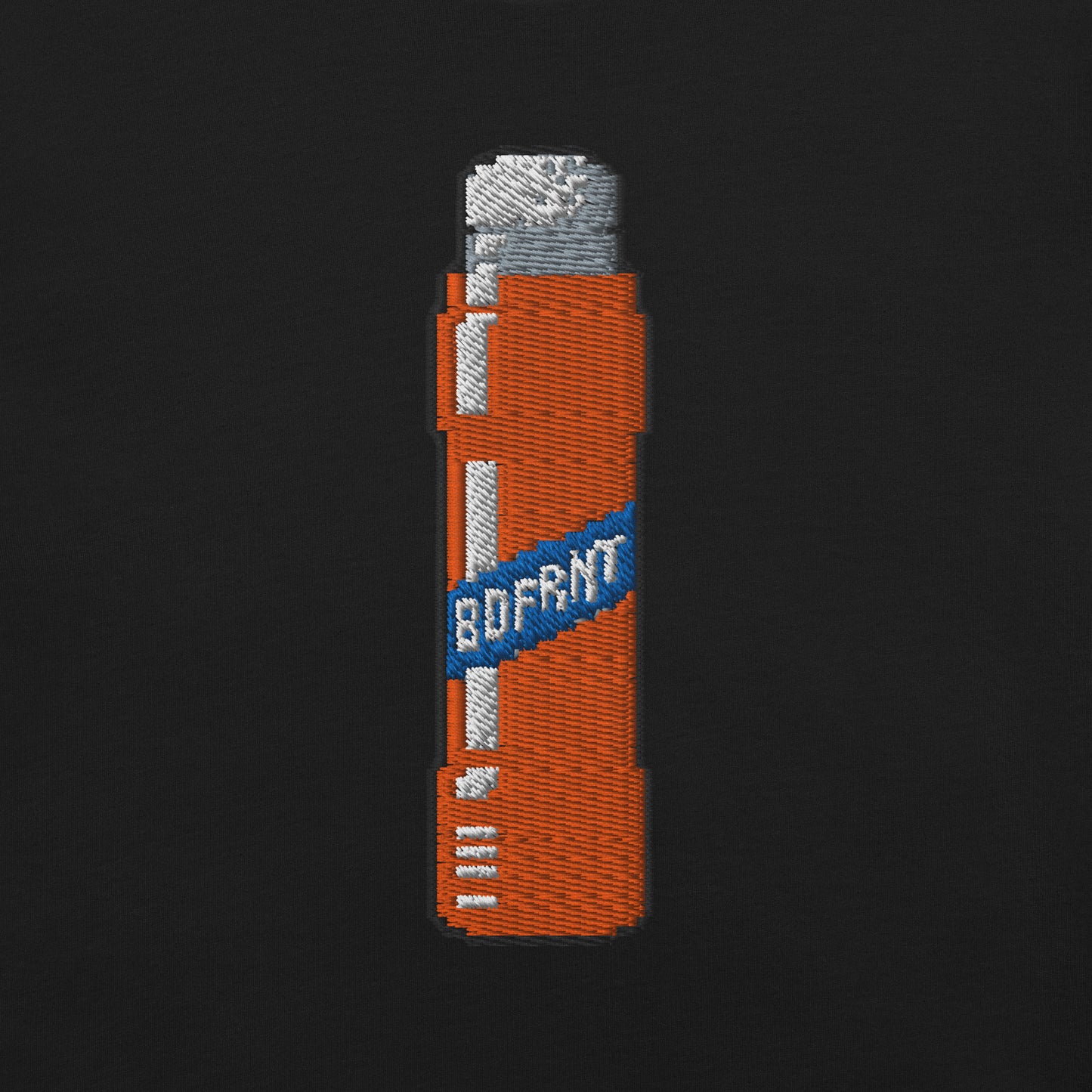 Black-Pixel Marker Graffiti Hoodie from B.Different Clothing, graphic, graffiti-inspired streetwear, oversized heavyweight