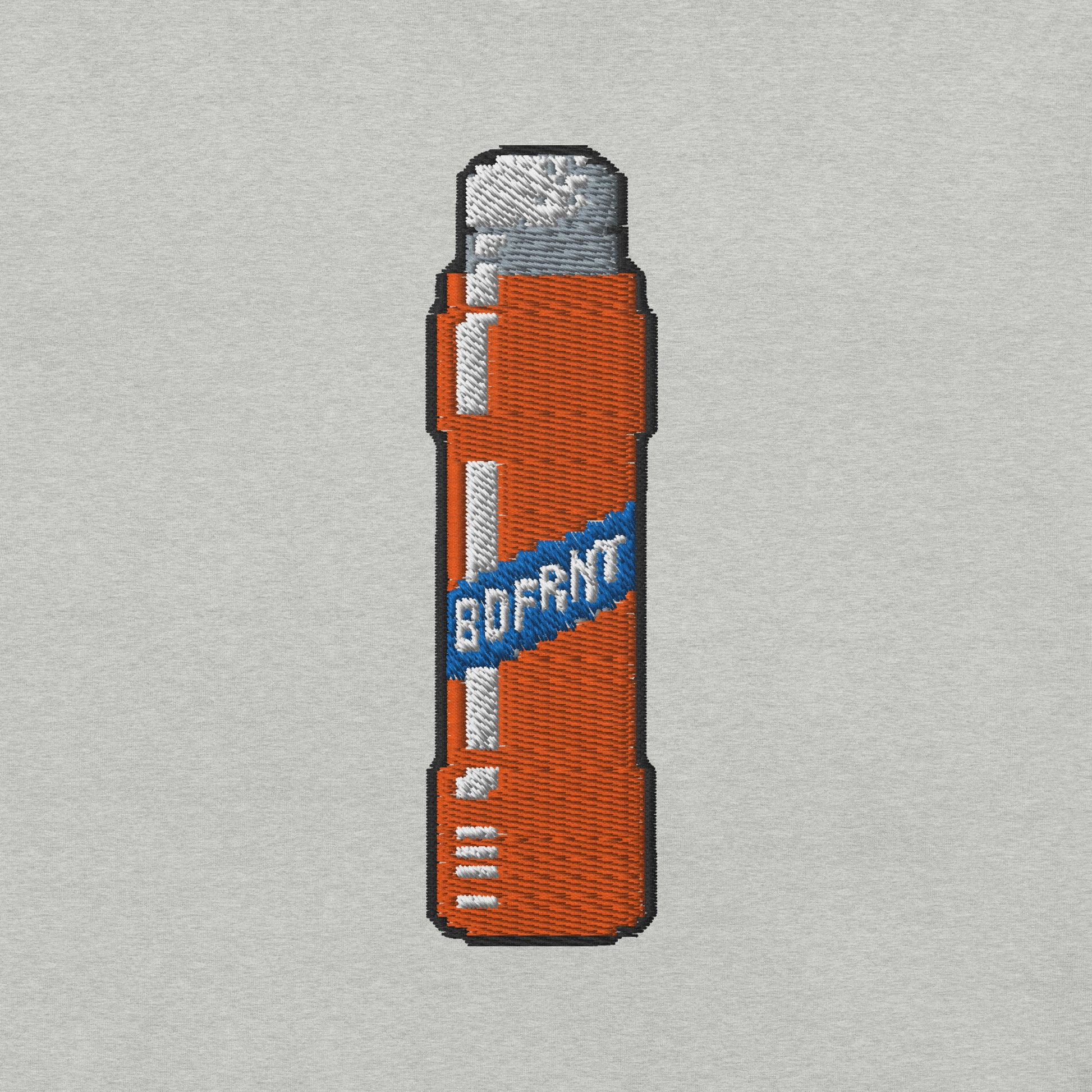 Gray-Pixel Marker Graffiti Sweatshirt from B.Different Clothing, graphic, graffiti-inspired streetwear, oversized heavyweight