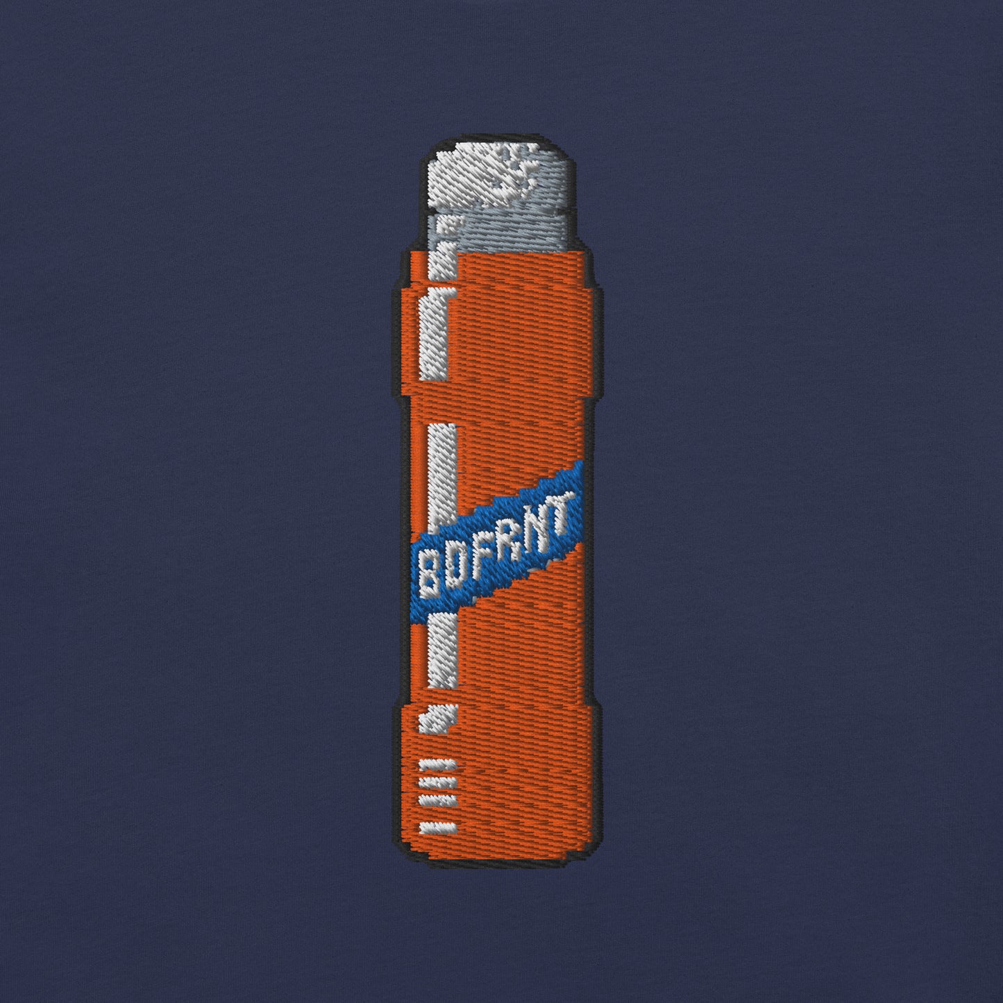 Navy-Pixel Marker Graffiti Sweatshirt from B.Different Clothing, graphic, graffiti-inspired streetwear, oversized heavyweight