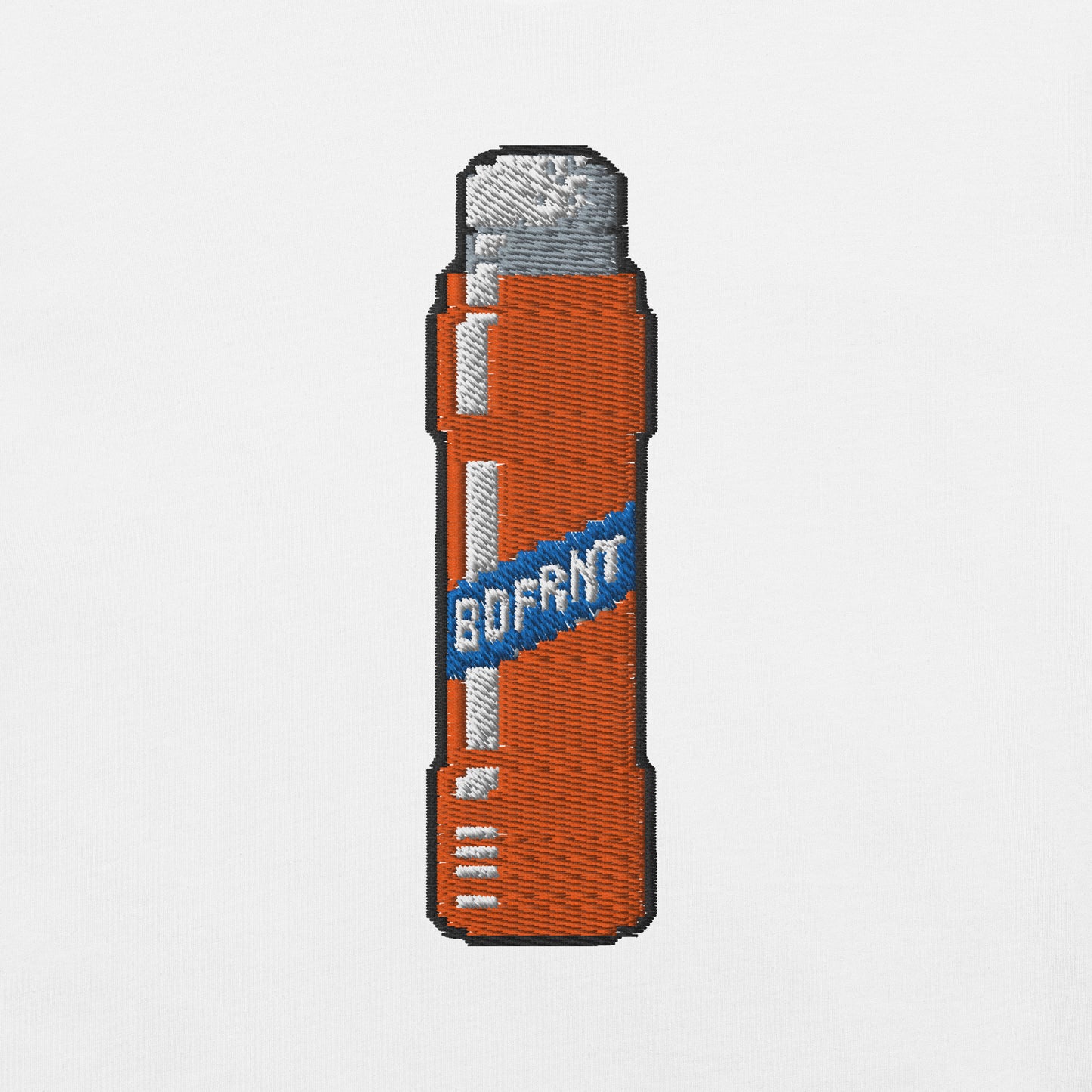 White-Pixel Marker Graffiti Sweatshirt from B.Different Clothing, graphic, graffiti-inspired streetwear, oversized heavyweight