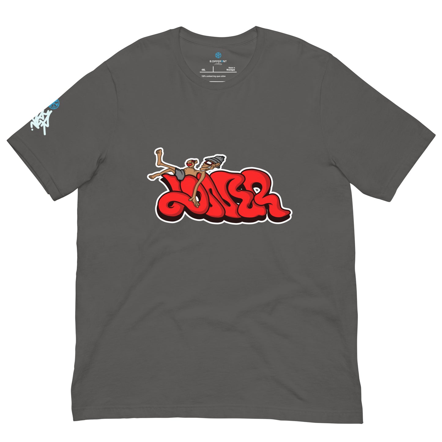 Loner Graffiti Piece T-shirt | Grau