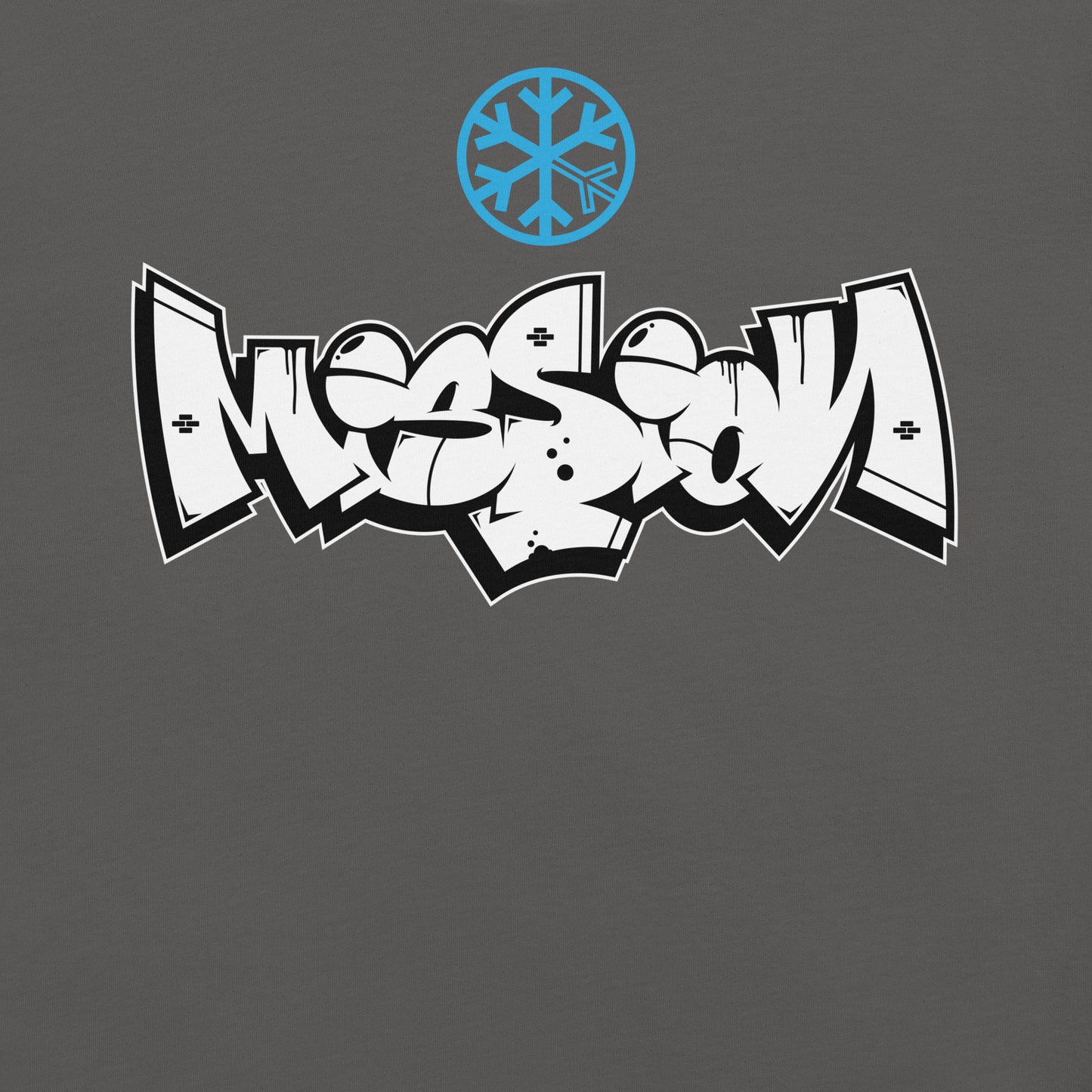 Gray-Mission Graffiti Piece Tee from B.Different Clothing, graphic, graffiti-inspired streetwear t-shirt