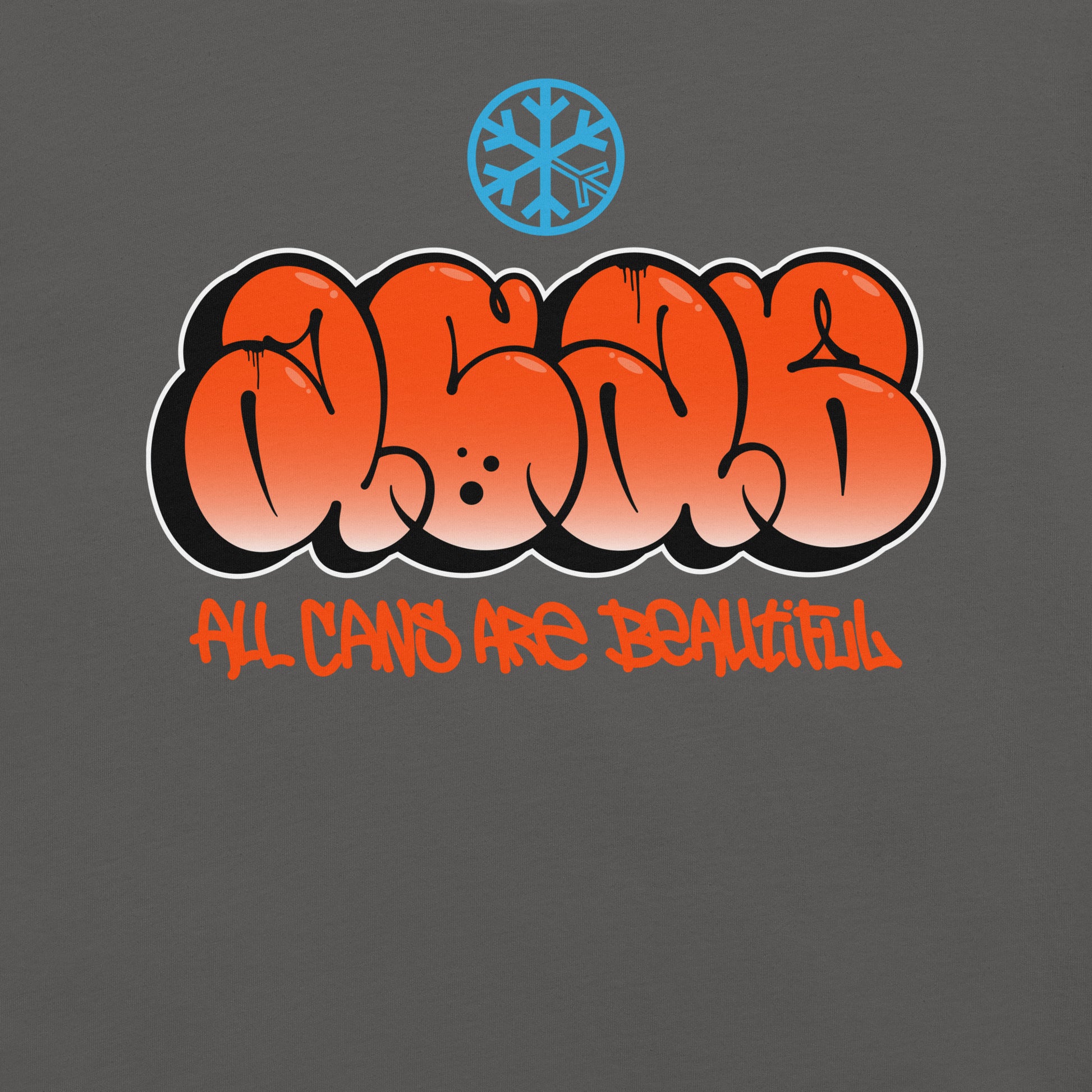 Gray-ACAB Graffiti Throw-up Tee from B.Different Clothing, graphic, graffiti-inspired streetwear t-shirt