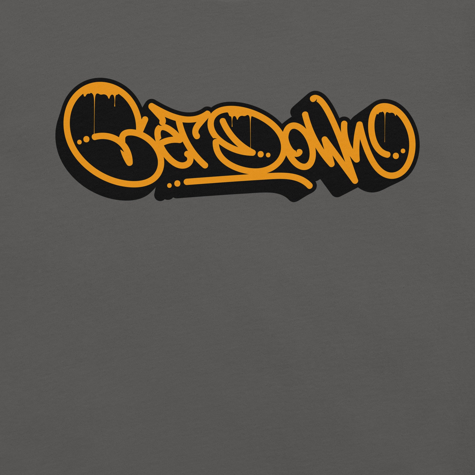 Gray-Get Down Graffiti Tag Tee from B.Different Clothing, graphic, graffiti-inspired streetwear t-shirt