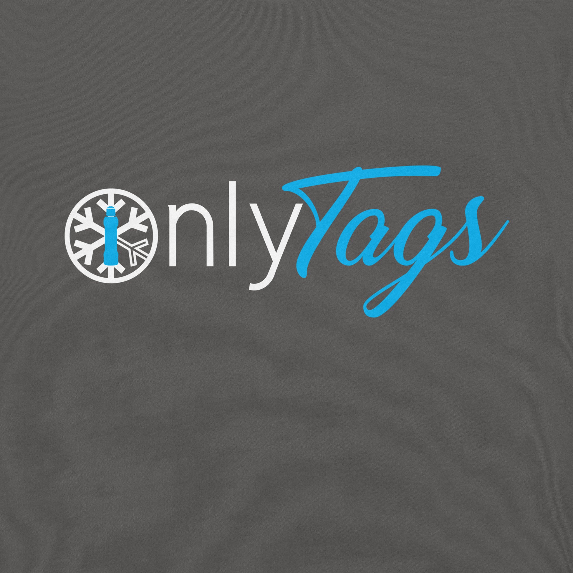 Gray-Only Tags Graffiti Tee from B.Different Clothing, graphic, graffiti-inspired streetwear t-shirt