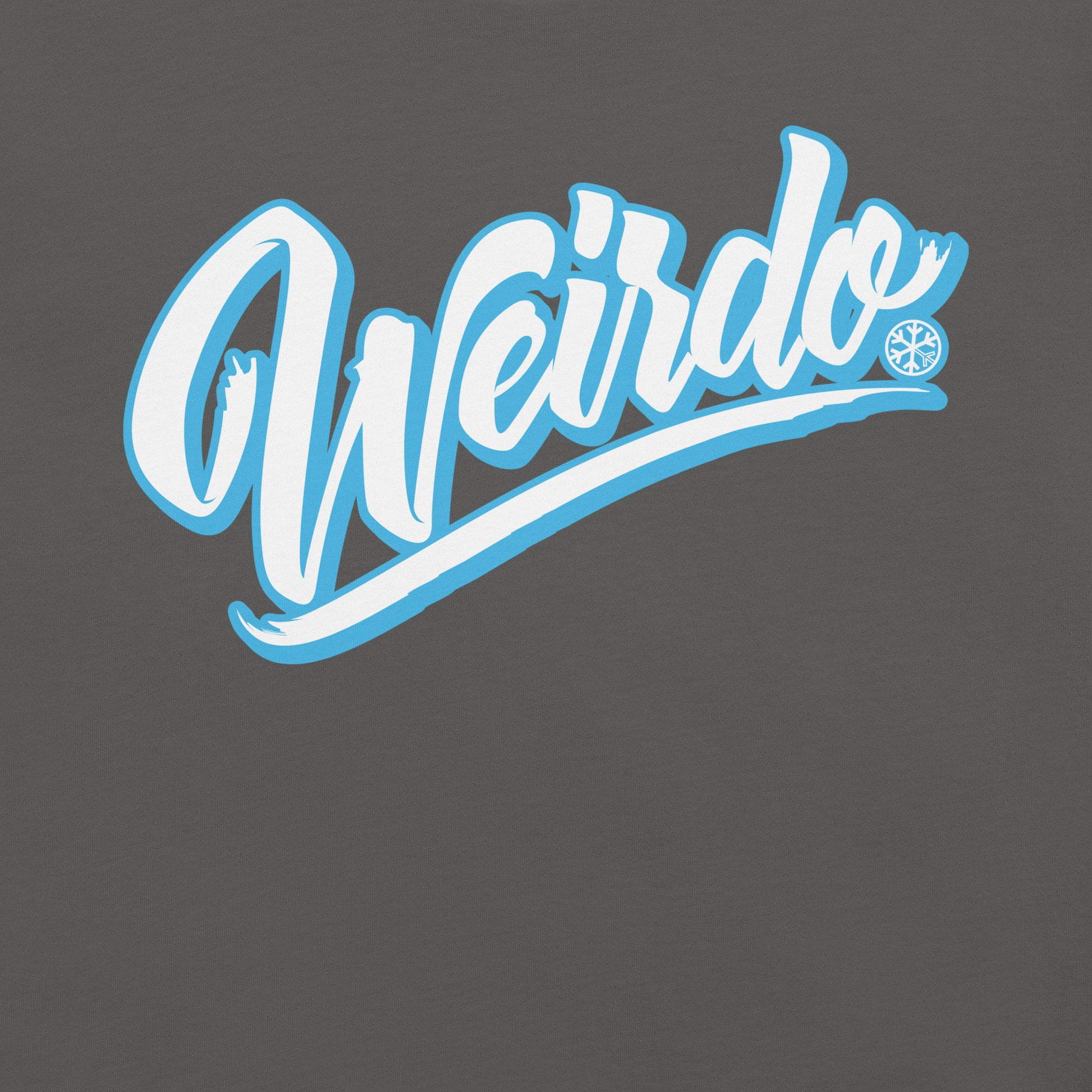 Gray-Weirdo Tee from B.Different Clothing, graphic, graffiti-inspired streetwear t-shirt