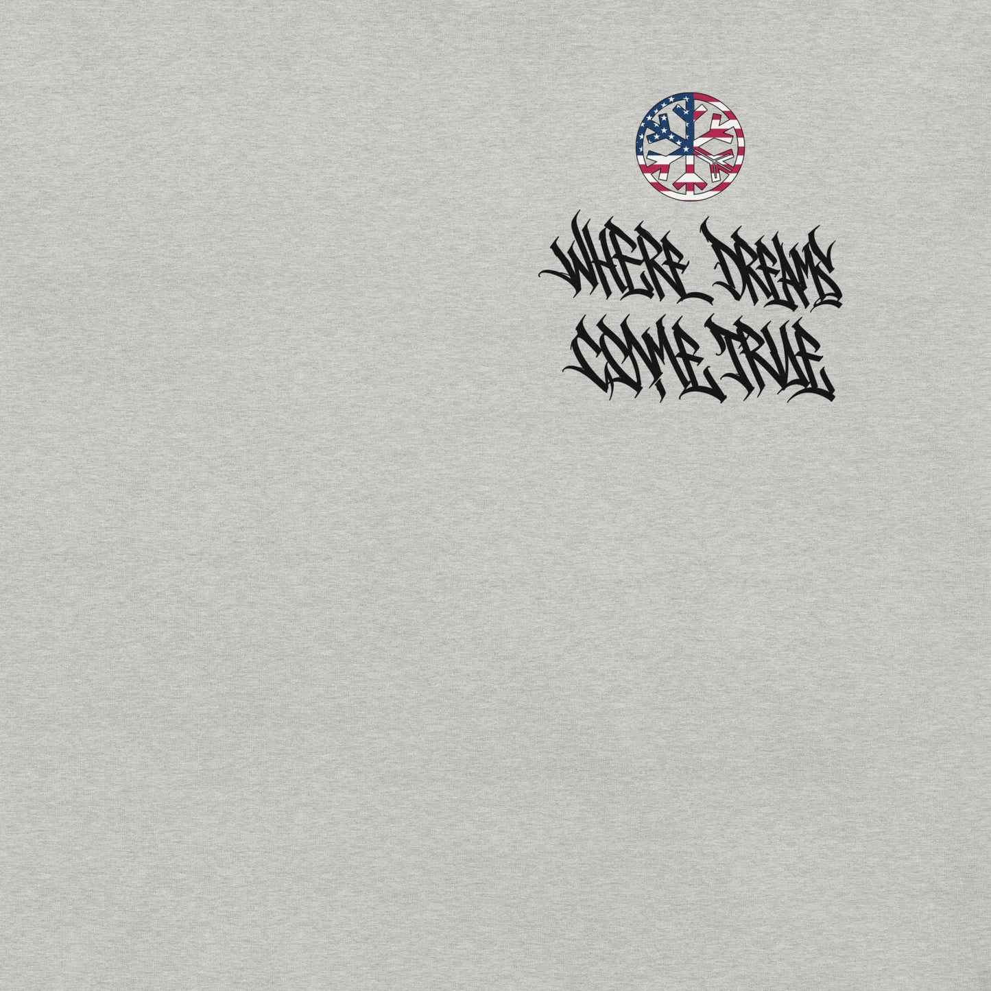 Gray-Flag Graffiti Tank Top from B.Different Clothing, front graphic, graffiti-inspired streetwear