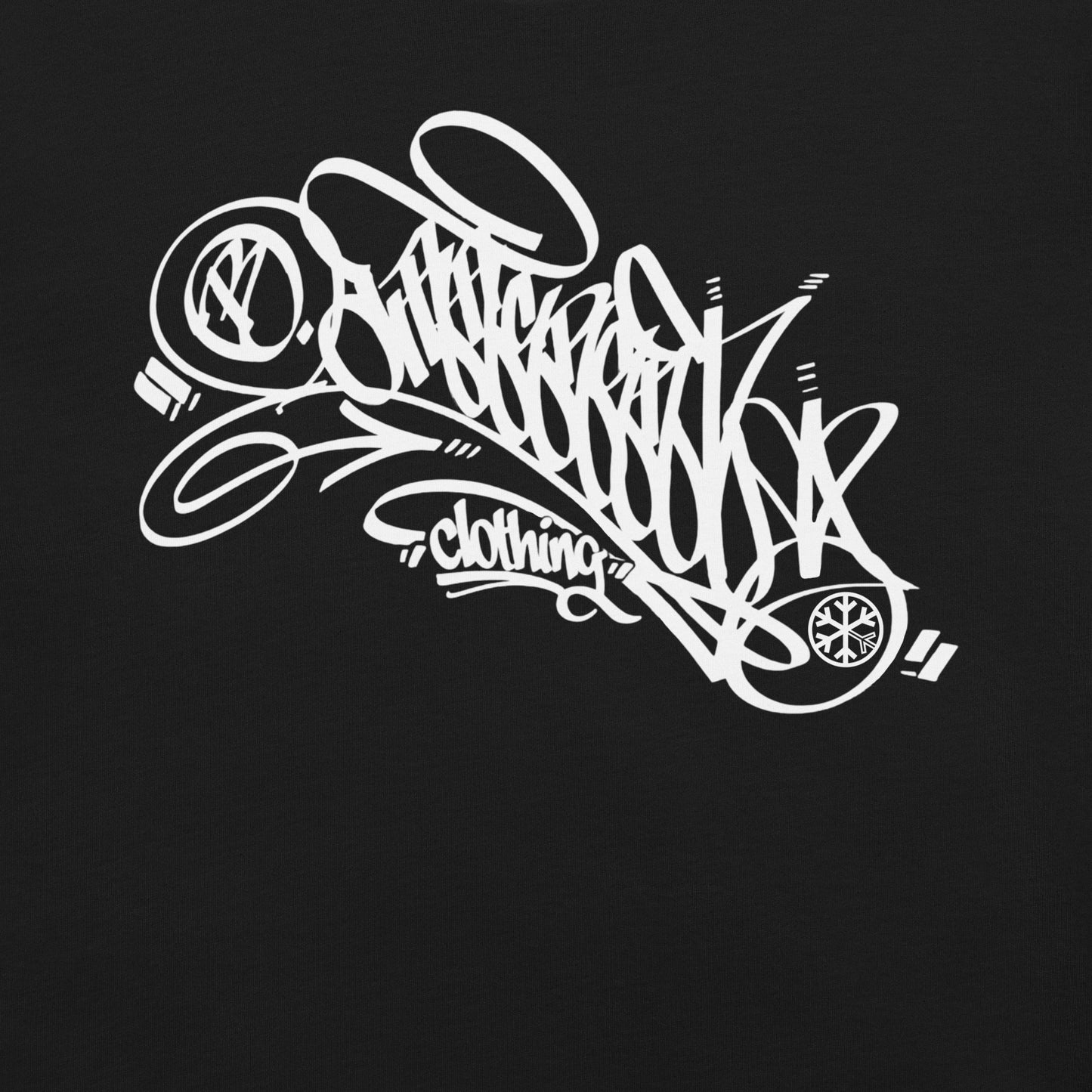 Black-B.Different Clothing Graffiti Tag Tee from B.Different Clothing, graphic, graffiti-inspired streetwear t-shirt