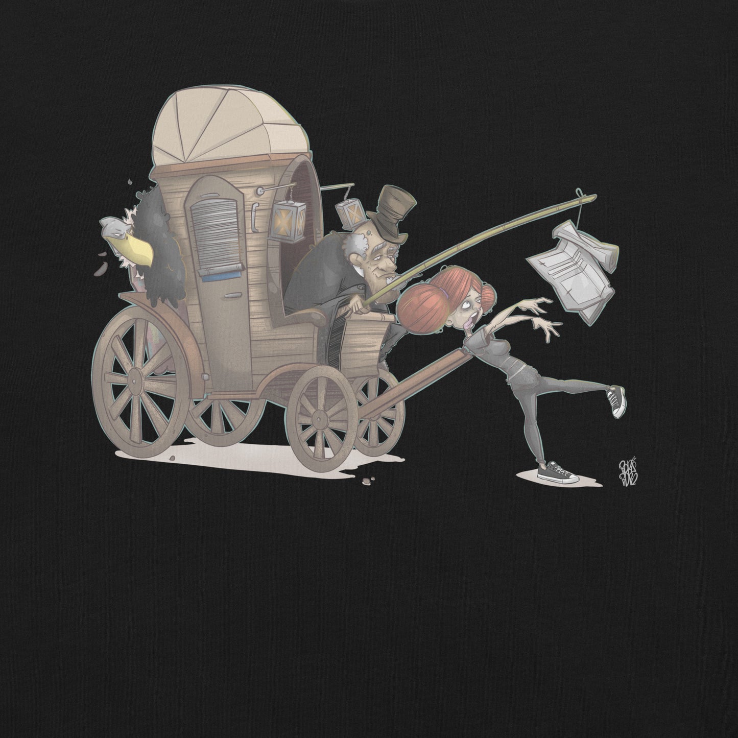 Black-Press Corpse Graffiti Tee from B.Different Clothing, graphic, graffiti-inspired streetwear t-shirt