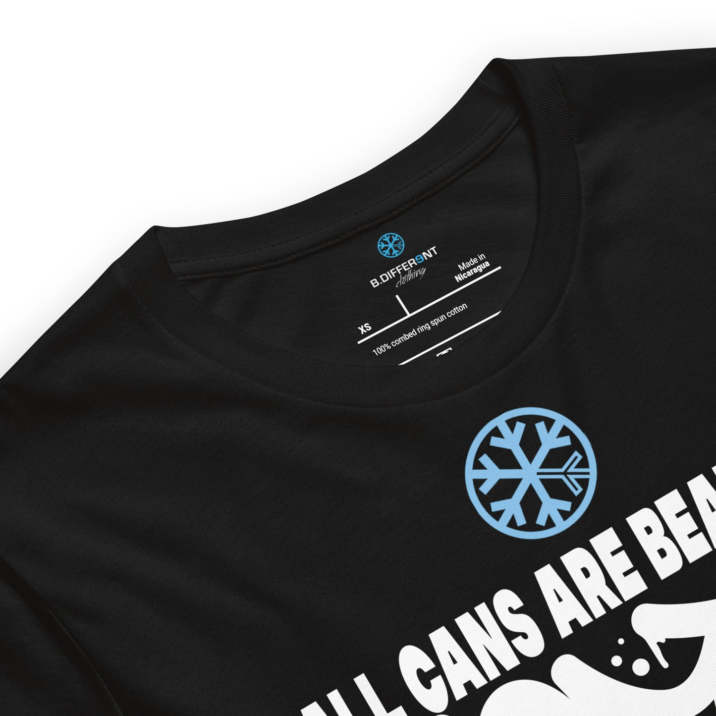 Black-Acab Graffiti Tag Tee from B.Different Clothing, collar, graffiti-inspired streetwear t-shirt