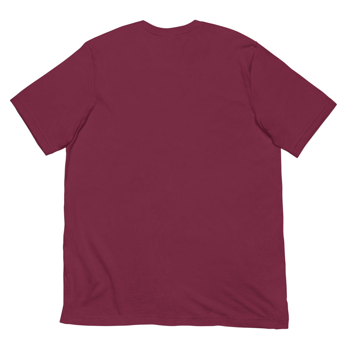 Maroon-Street Writer Graffiti Tee from B.Different Clothing, back view, graffiti-inspired streetwear t-shirt