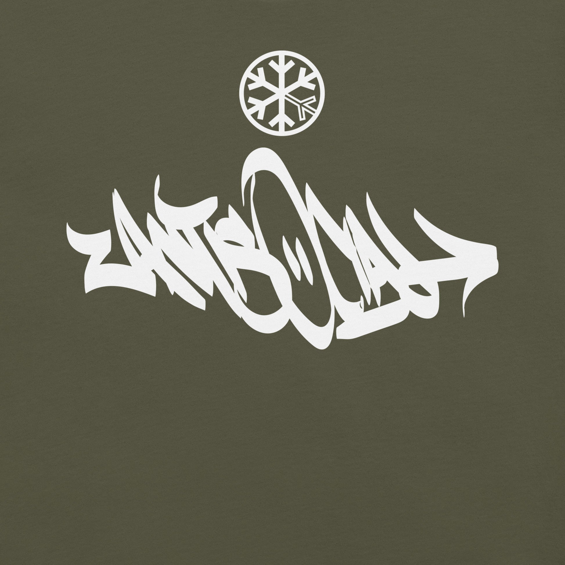 Green-Antisocial Graffiti Tag Tee from B.Different Clothing, graphic, graffiti-inspired streetwear t-shirt