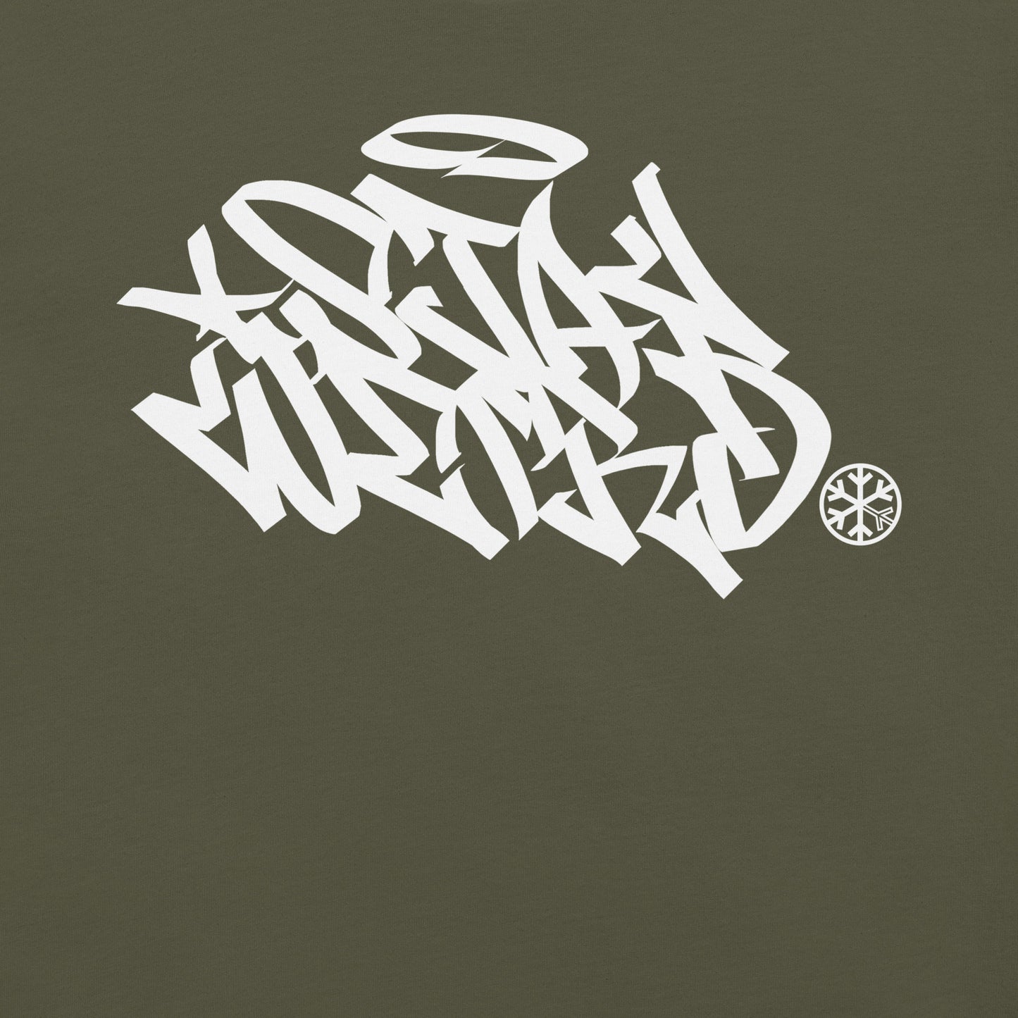 Green-Stay Weird Graffiti Tag Tee from B.Different Clothing, graphic, graffiti-inspired streetwear t-shirt