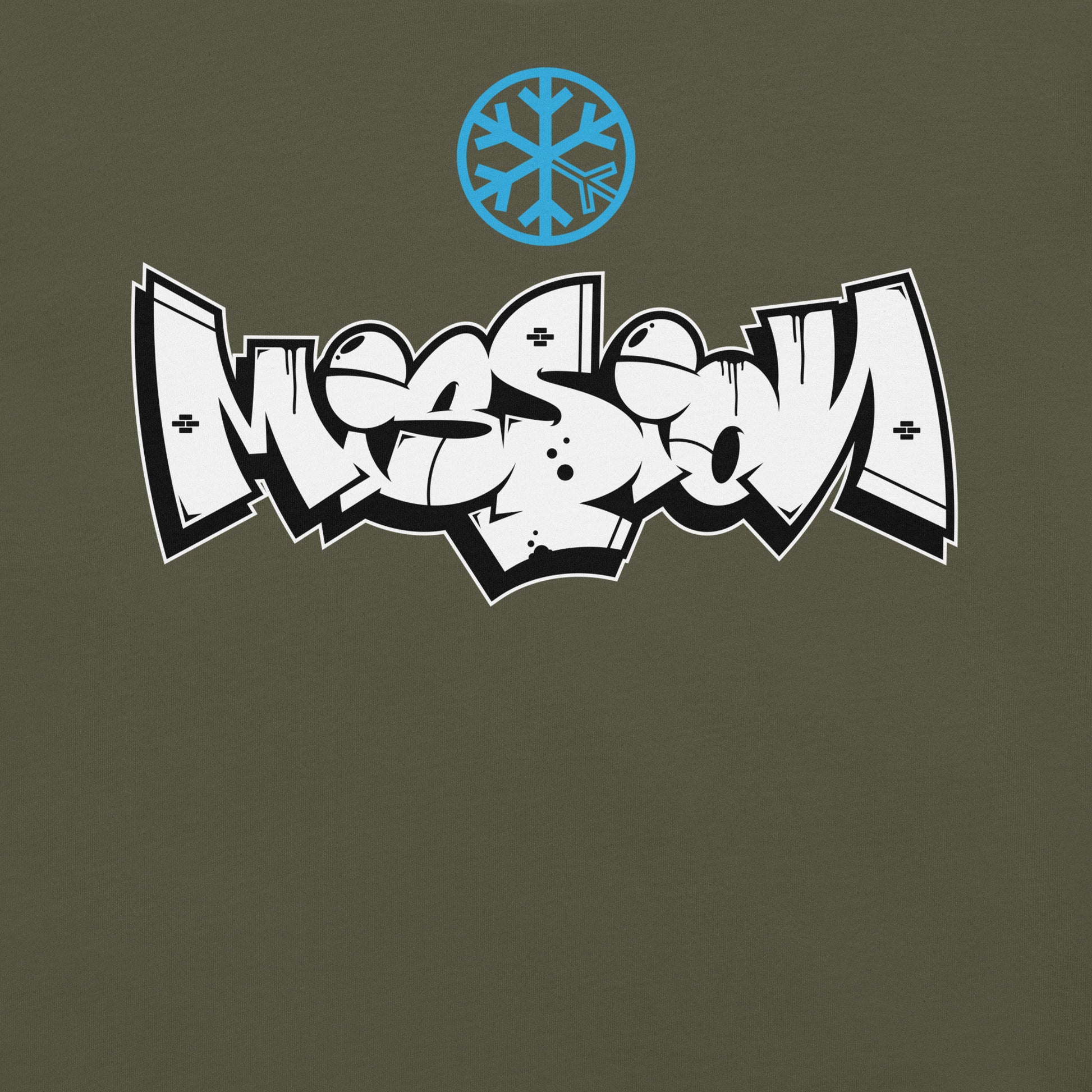 Green-Mission Graffiti Piece Tee from B.Different Clothing, graphic, graffiti-inspired streetwear t-shirt