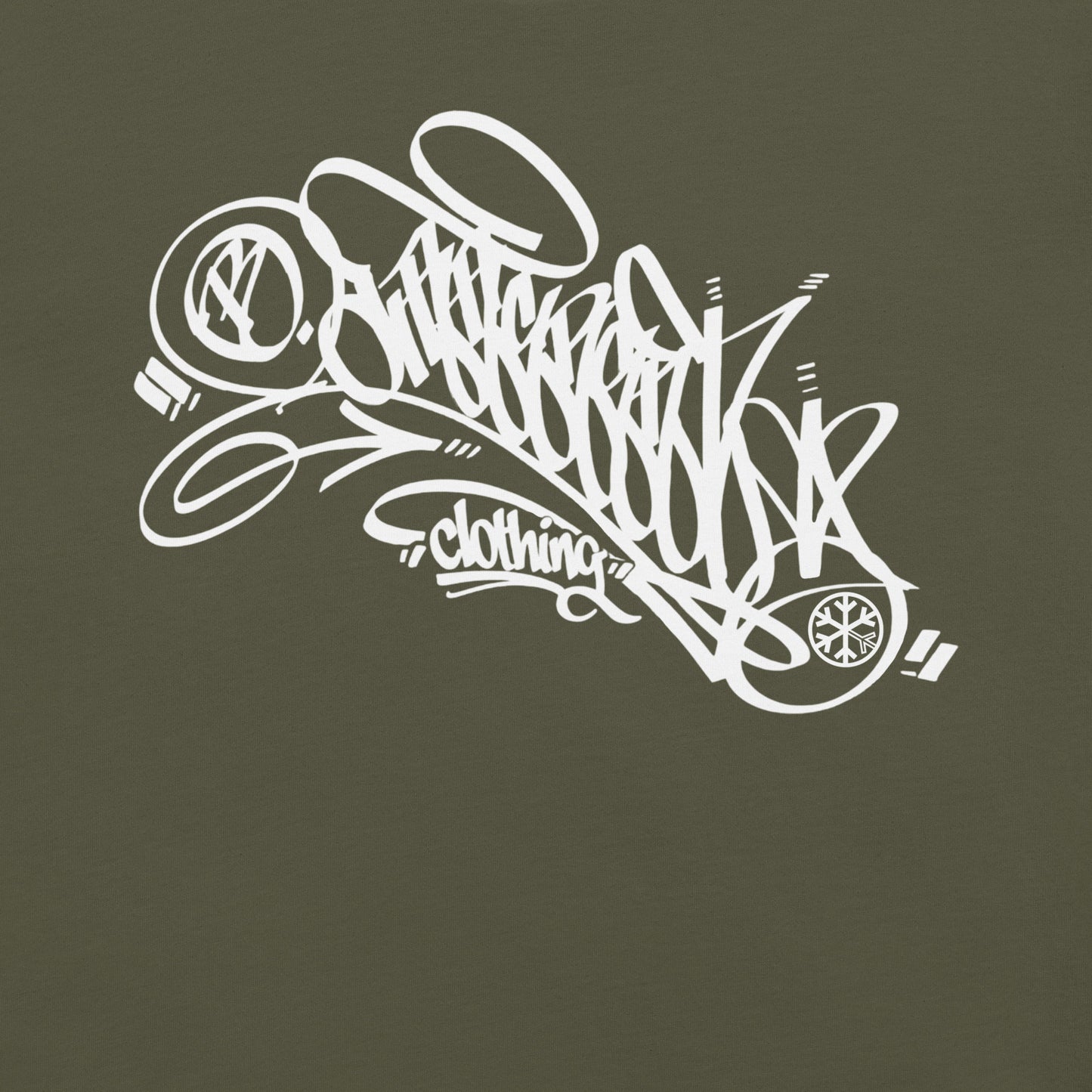 Green-B.Different Clothing Graffiti Tag Tee from B.Different Clothing, graphic, graffiti-inspired streetwear t-shirt